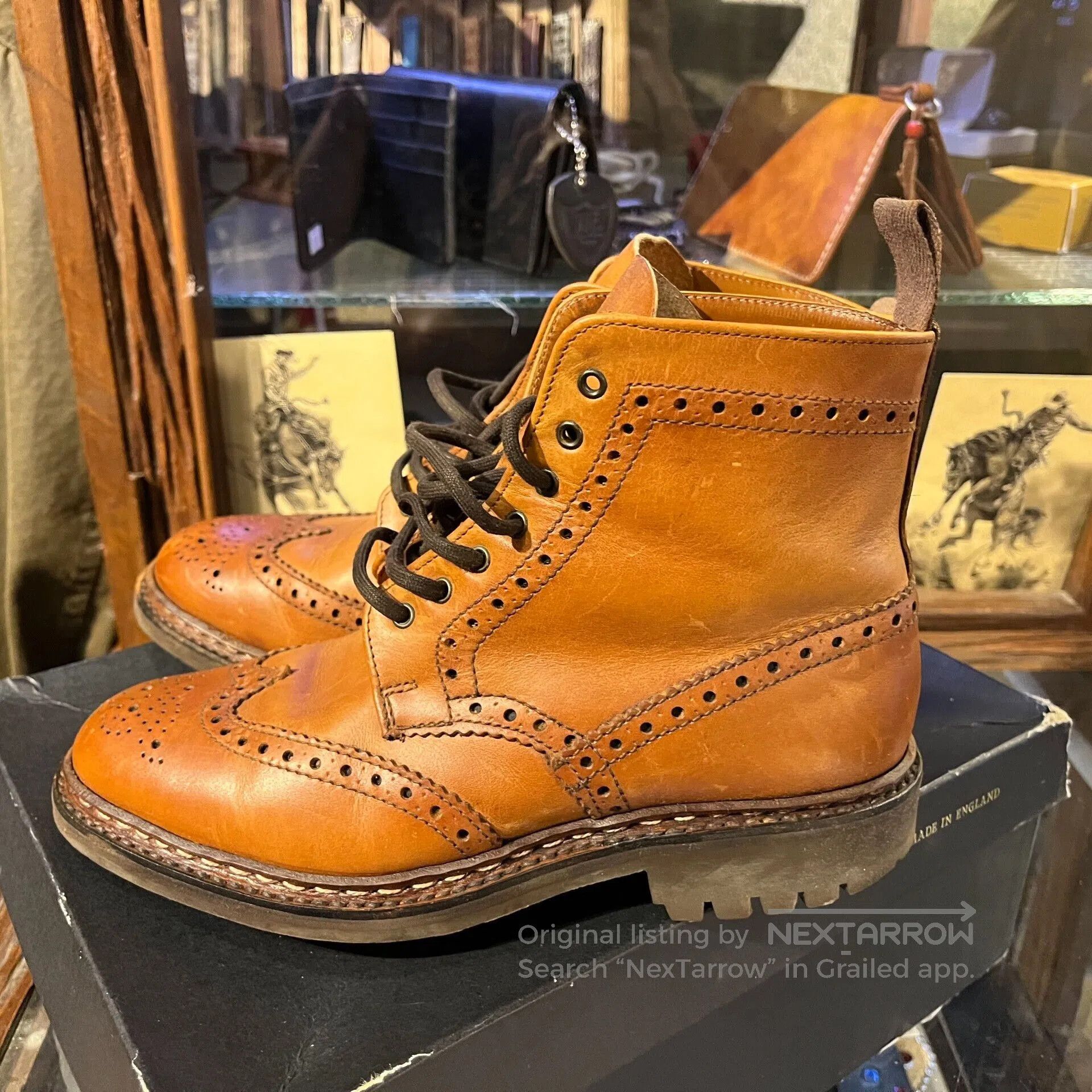 RRL Ralph Lauren ralph lauren double rl vintage brown boots. Size US 7.5 / EU 40-41 - 5 Thumbnail