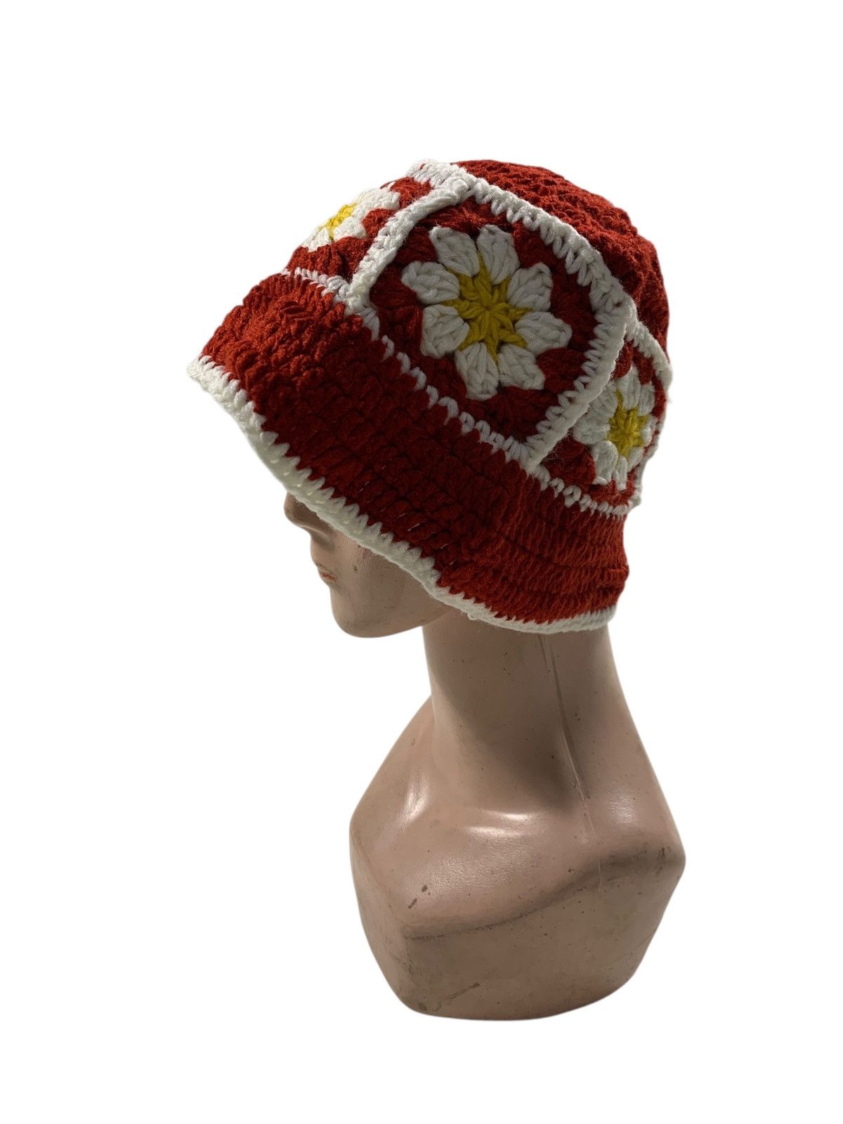 Japanese Brand Crochet knitted hats rare Size ONE SIZE - 2 Thumbnail