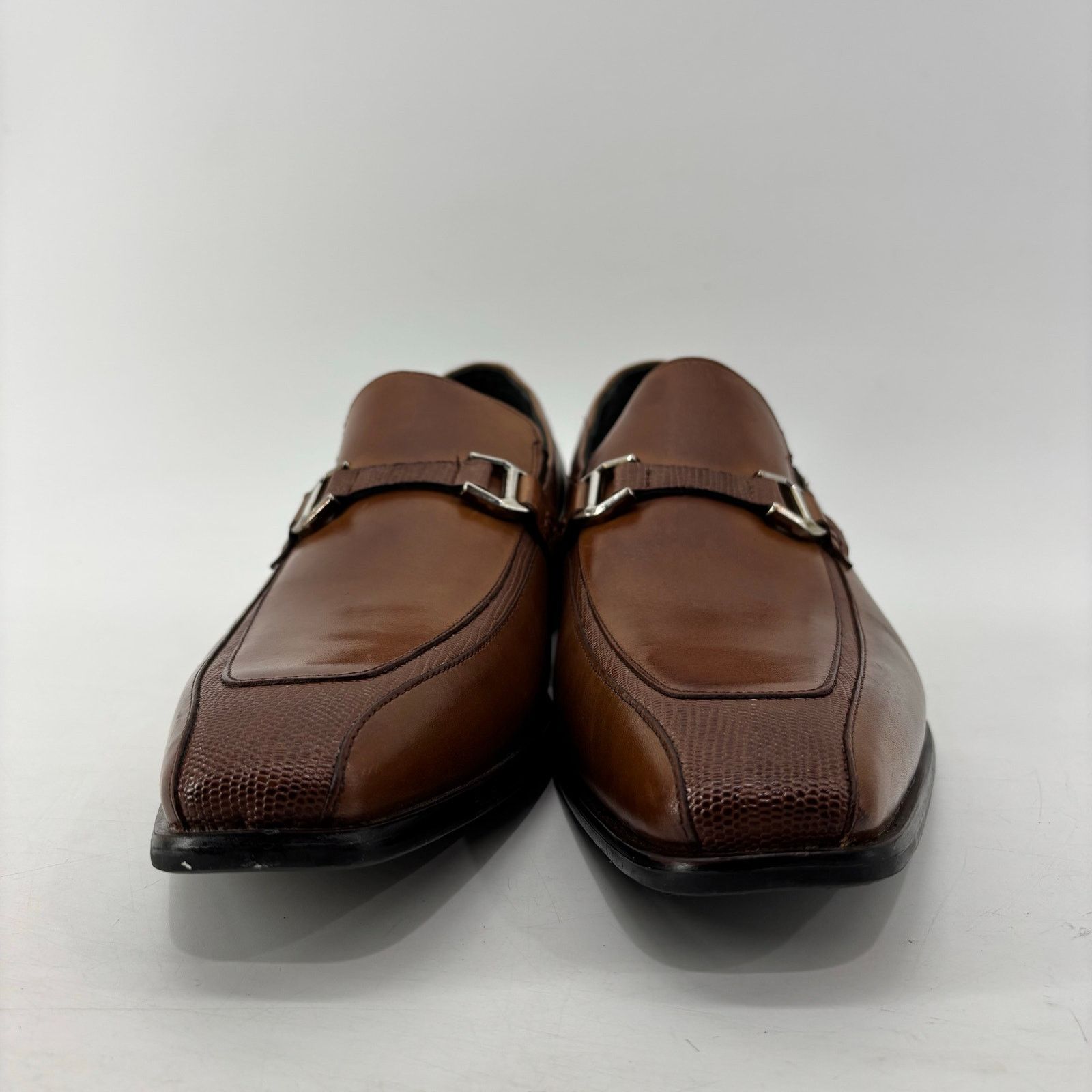 Stacy Adams Stacy Adams Mens Sz 10 Maxfield Slip On Loafer Brown Oxford Size US 10 / EU 43 - 3 Thumbnail