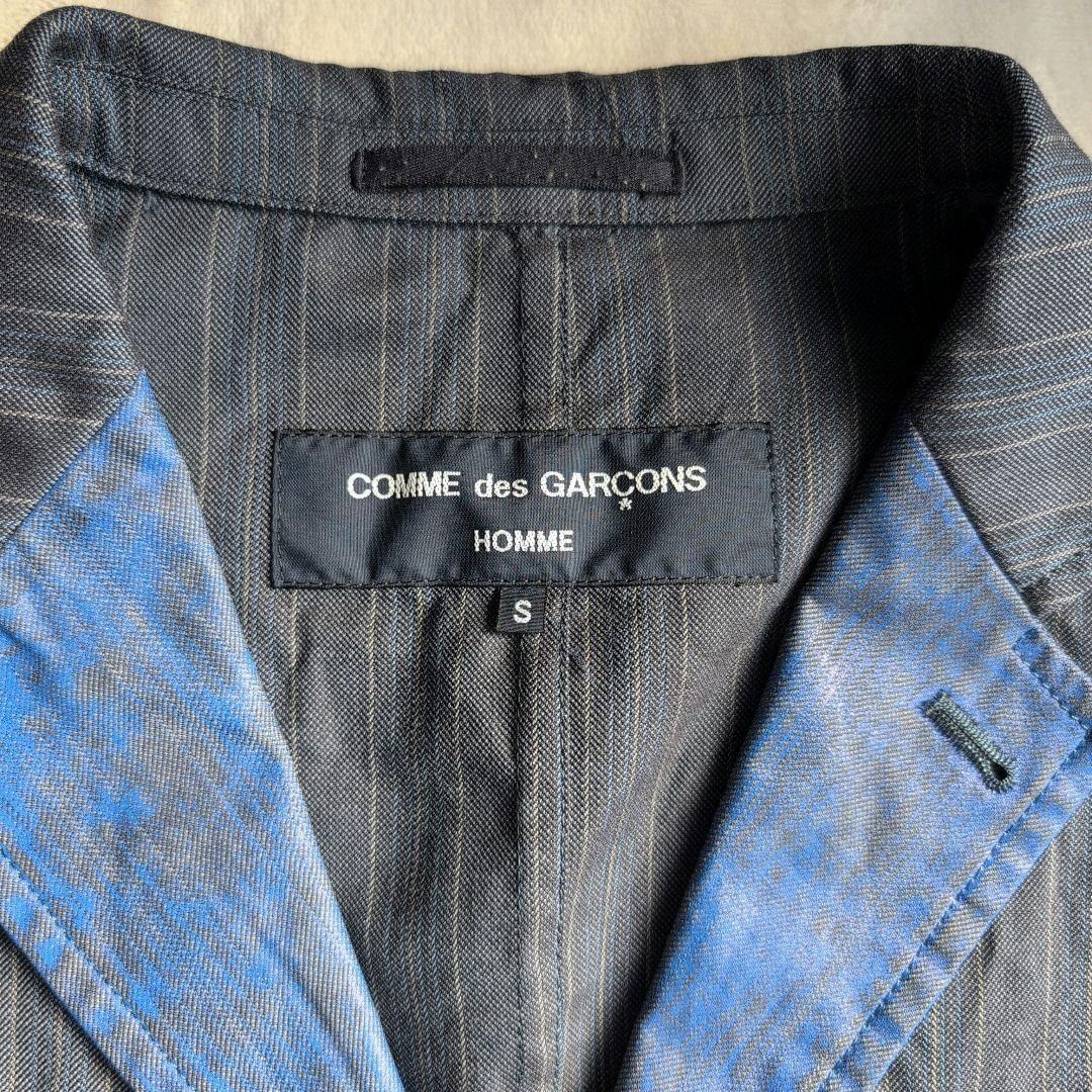 Comme des Garcons Homme COMME des GARÇONS HOMME 2004AW Striped 3B Tailored Jacket S Size US S / EU 44-46 / 1 - 8 Thumbnail