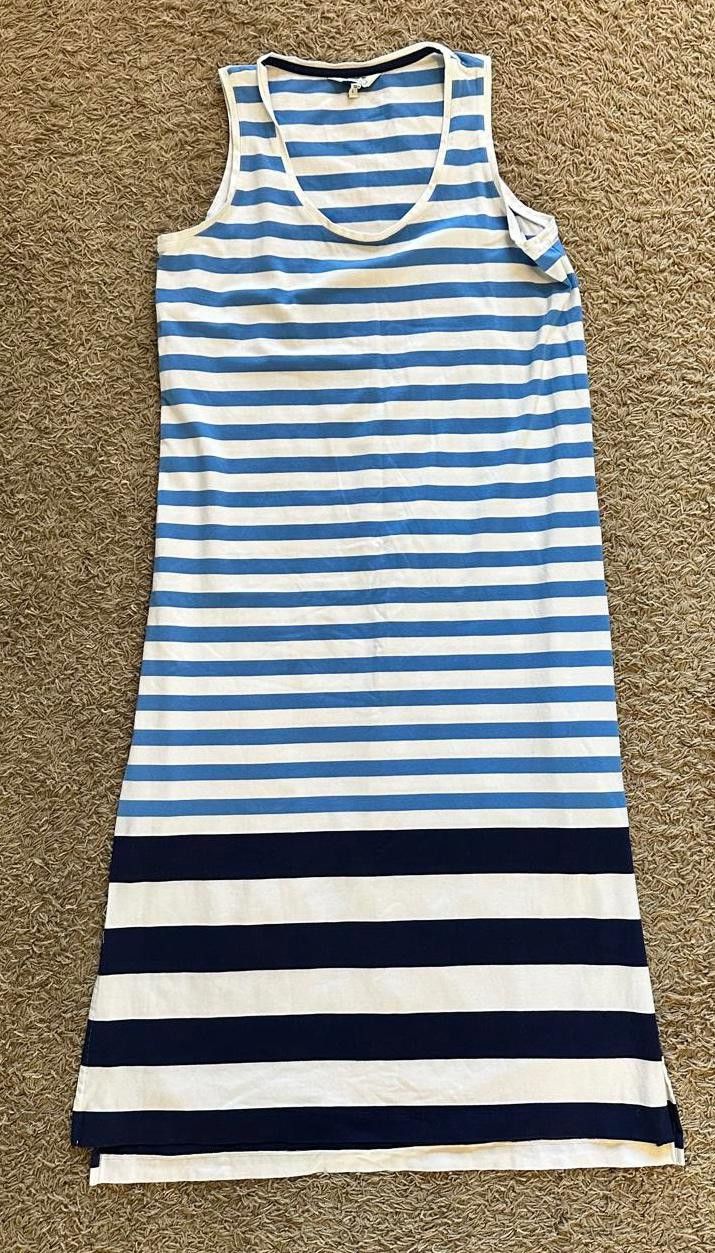 Vineyard Vines Vineyard Vines Striped Maxi Dress - Size L Size L / US 10 / IT 46 - 1 Thumbnail