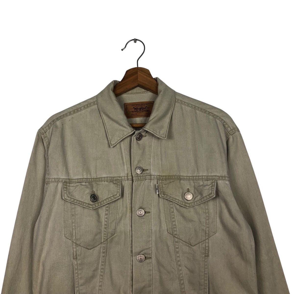 Levi's 📌Vintage Cropped Trucker Denim Biker Jacket Levi's Size US M / EU 48-50 / 2 - 4 Thumbnail