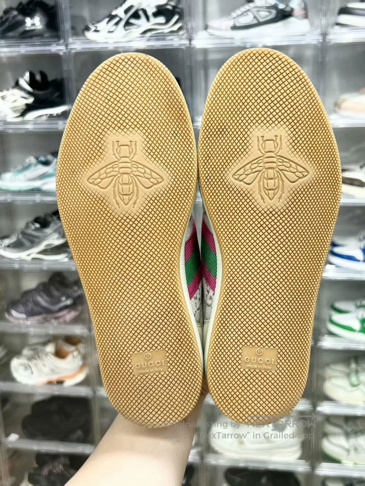 Gucci gucci screener sneakers in beige color. Size US 6.5 / EU 39-40 - 8 Thumbnail