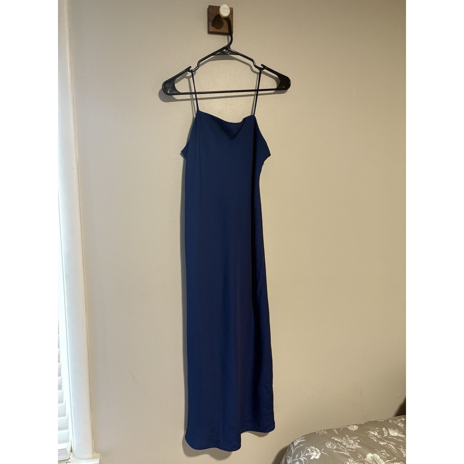 Banana Republic Banana Republic Blue Slik MIDI Slip Dress Women’s Size XS Size XS / US 0-2 / IT 36-38 - 3 Thumbnail