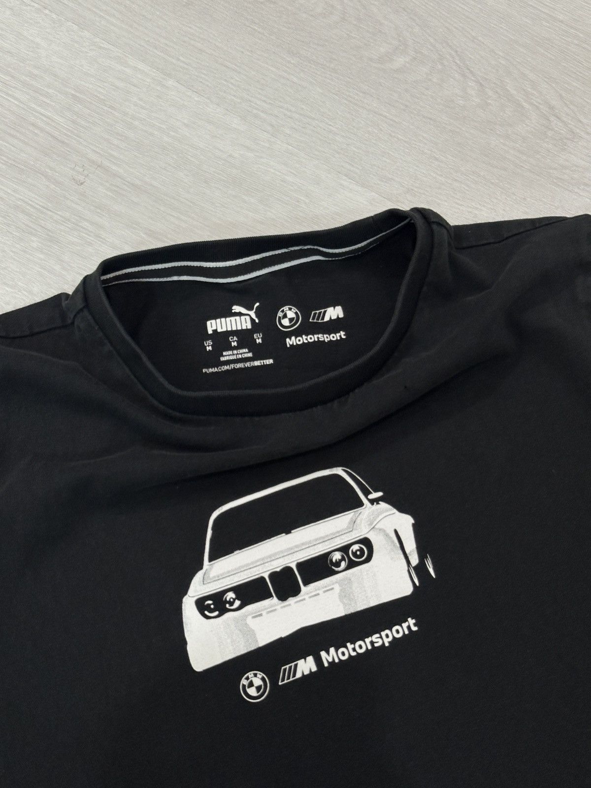 BMW × Puma PUMA x BMW M3 Motorsport MMS Essential Car T-Shirt Medium Size US M / EU 48-50 / 2 - 4 Thumbnail