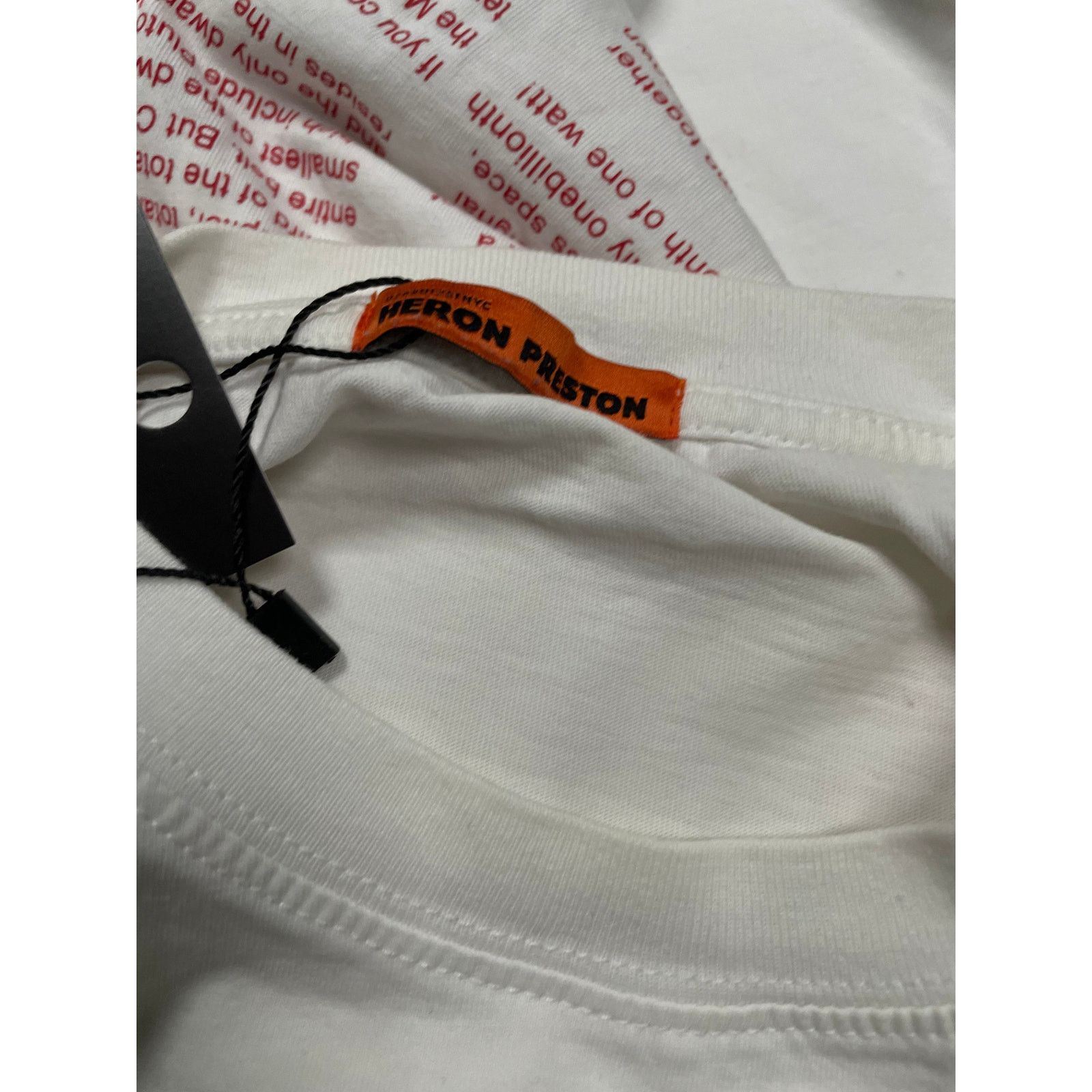 Heron Preston Heron Preston NASA Tee White Used XS Size US XS / EU 42 / 0 - 3 Thumbnail