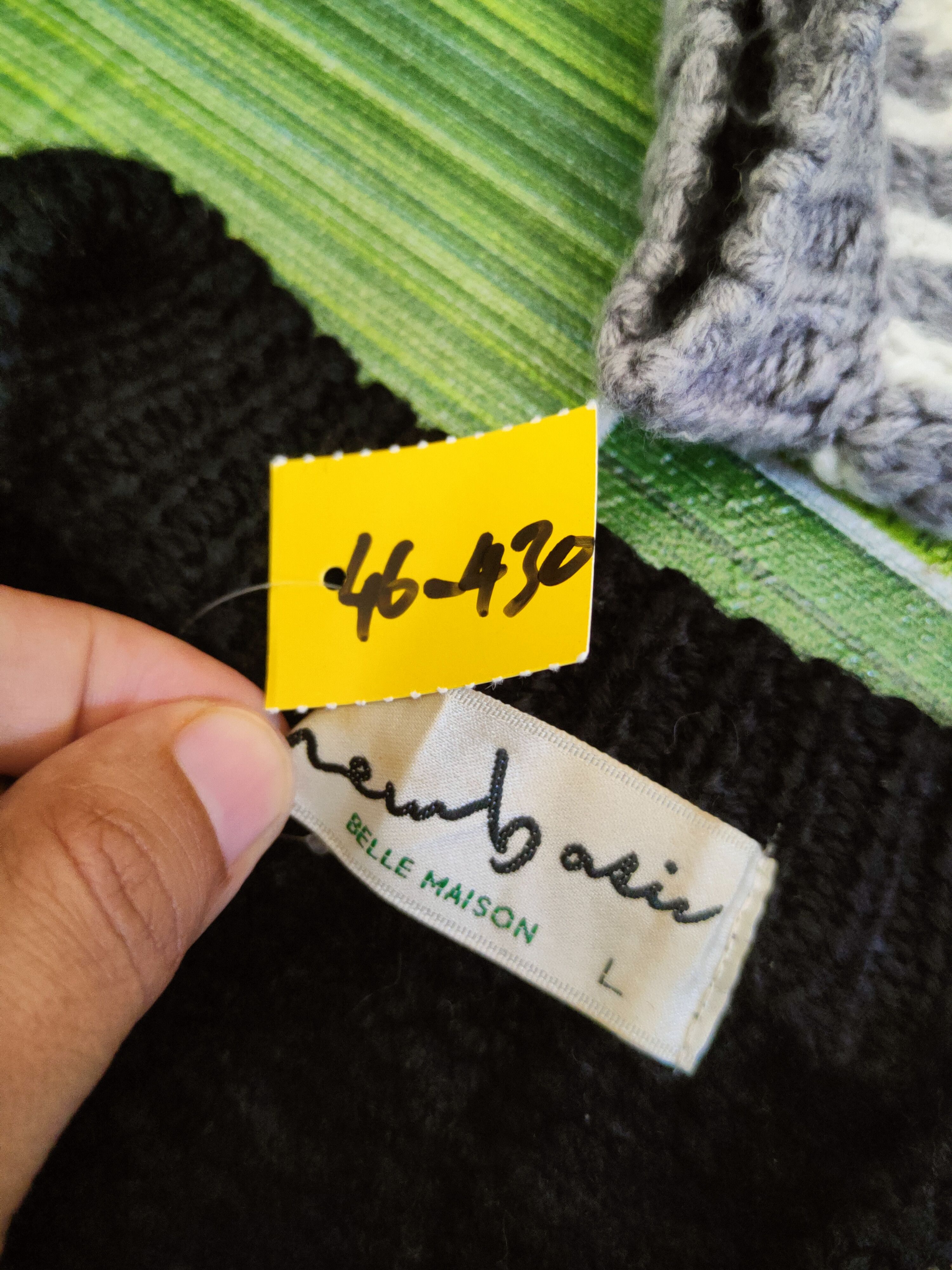 Japanese Brand DL Belle Maison Black Knitwear Sweaters #46-430 Size L / US 10 / IT 46 - 11 Thumbnail