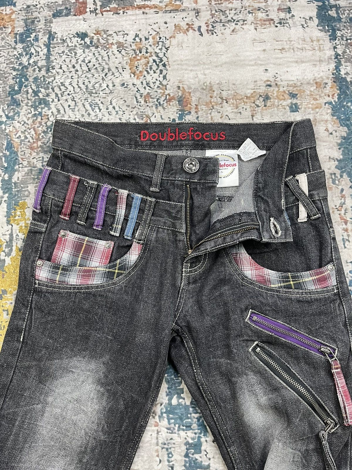 Hysteric Glamour Double Focus Distressed Double Waist Denim Size US 30 / EU 46 - 6 Thumbnail