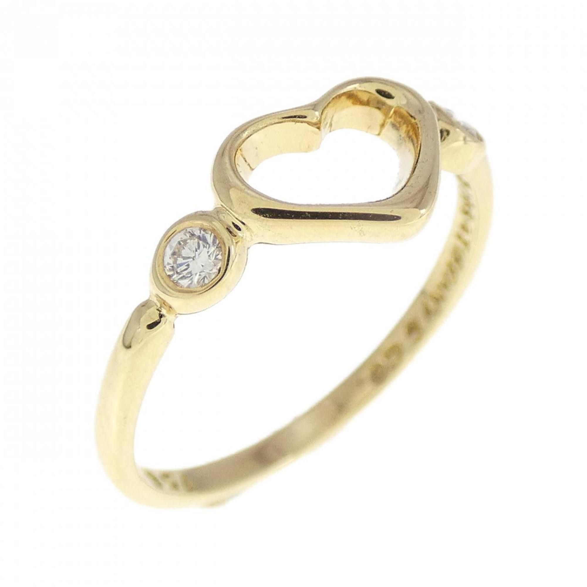 Tiffany & Co. Elsa Peretti Open Heart Ring 18K Yellow Gold