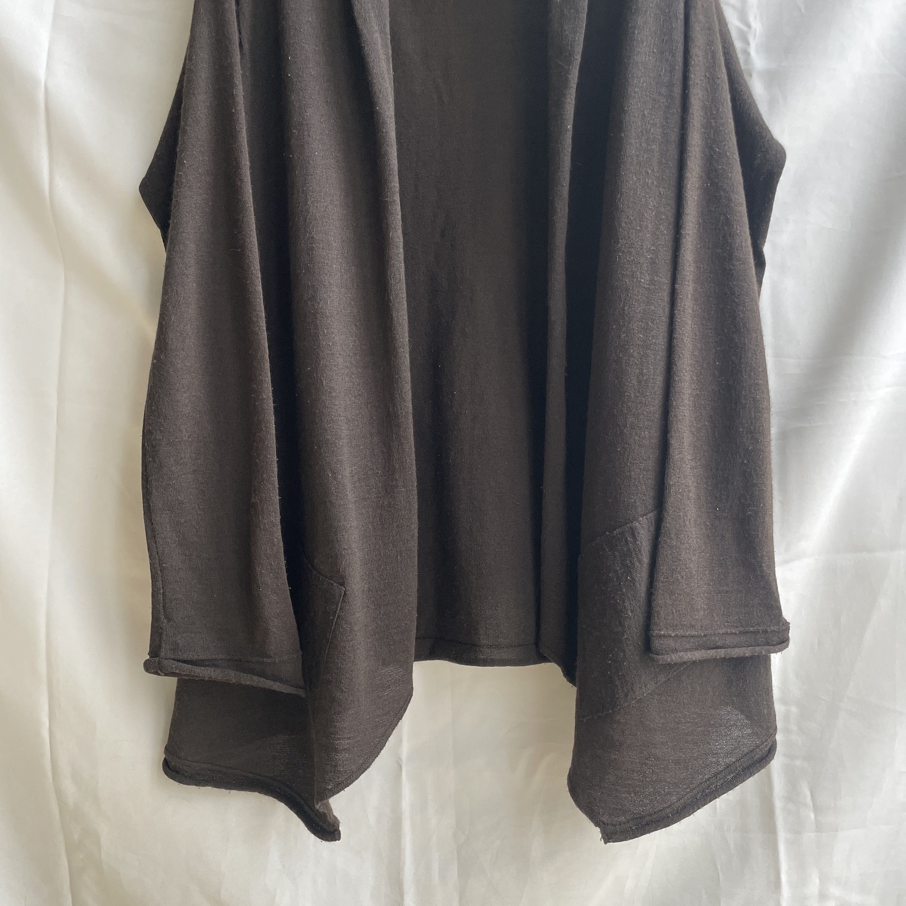 Sarah Pacini Sarah Pacini Vintage Oversized Open Front Wool Cardigan Size ONE SIZE - 5 Thumbnail