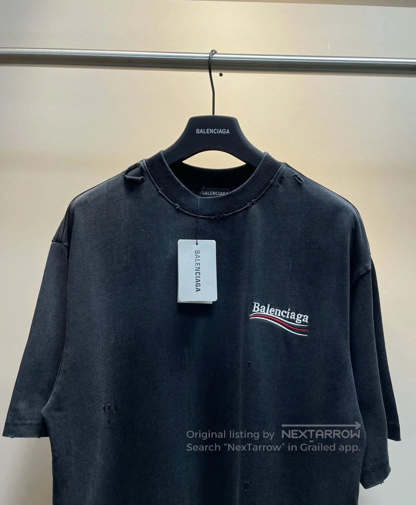 Balenciaga Balenciaga Inside-Out Wave Coke T-shirt. Size US XL / EU 56 / 4 - 3 Thumbnail