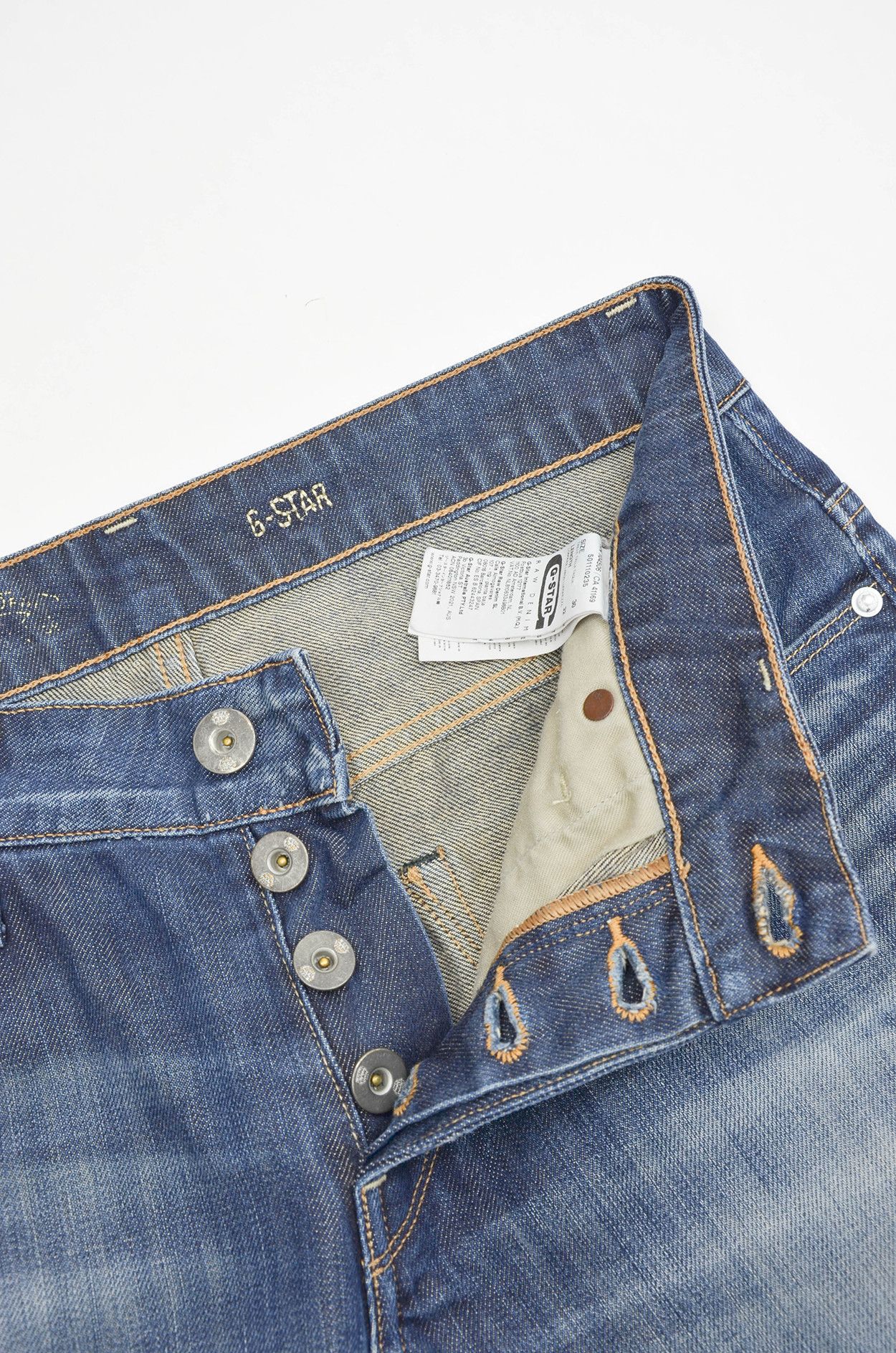 G-Star G-STAR RAW 3301 Slim Straight Fit Raw Denim Jeans W30 Size US 30 / EU 46 - 6 Thumbnail
