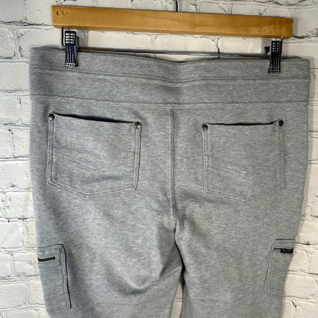 Athleta Athleta Pants Womens 12 Gray Rockwell Jogger Leggings Zippered Pockets Accents Size 34" / US 12 / IT 48 - 5 Thumbnail