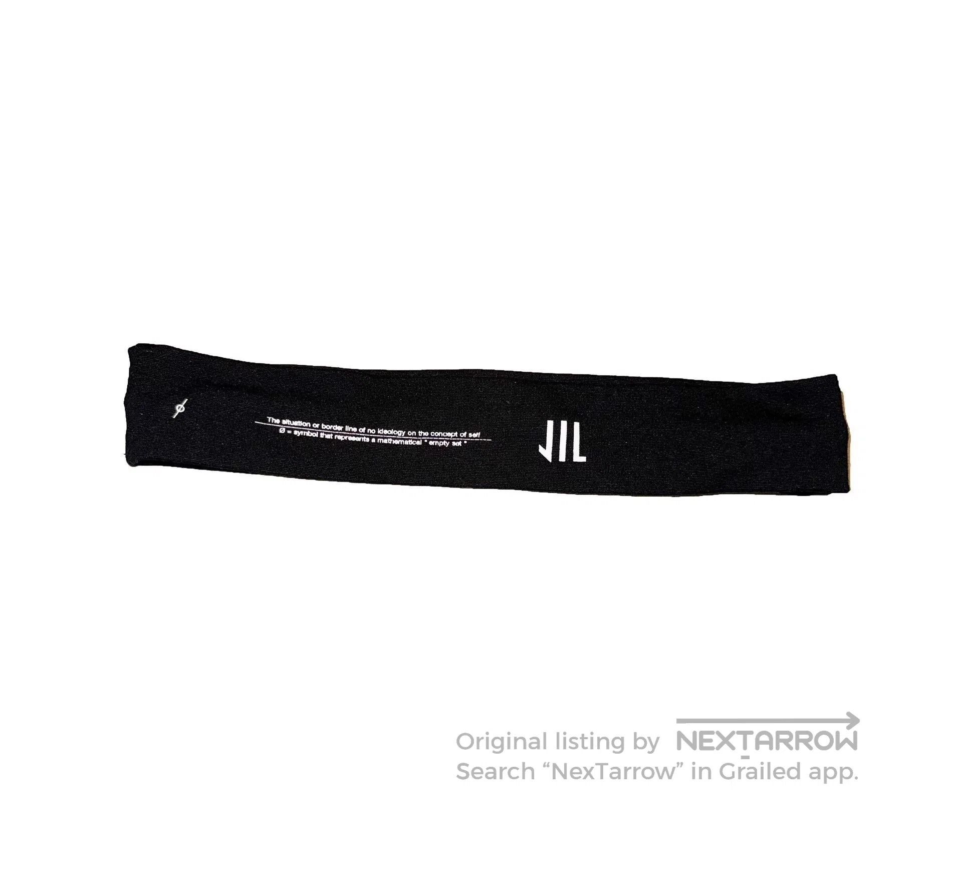 Julius NILOS BY JULIUS_7 Black Headband. Size ONE SIZE - 1 Thumbnail