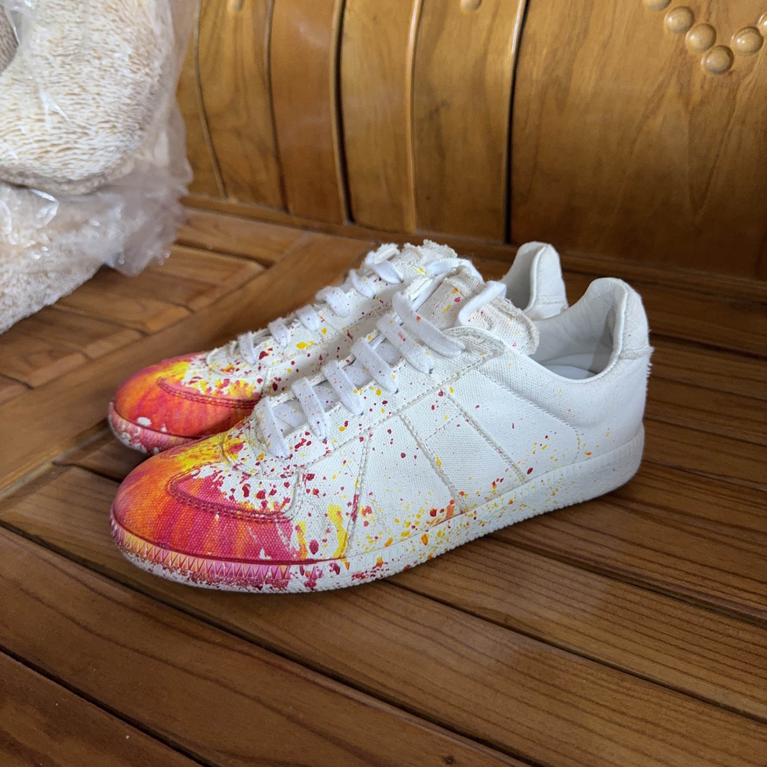 Maison Margiela Maison Margiela Paint Splatter Replica Sneakers Size 36 Size US 6 / IT 36 - 1 Thumbnail