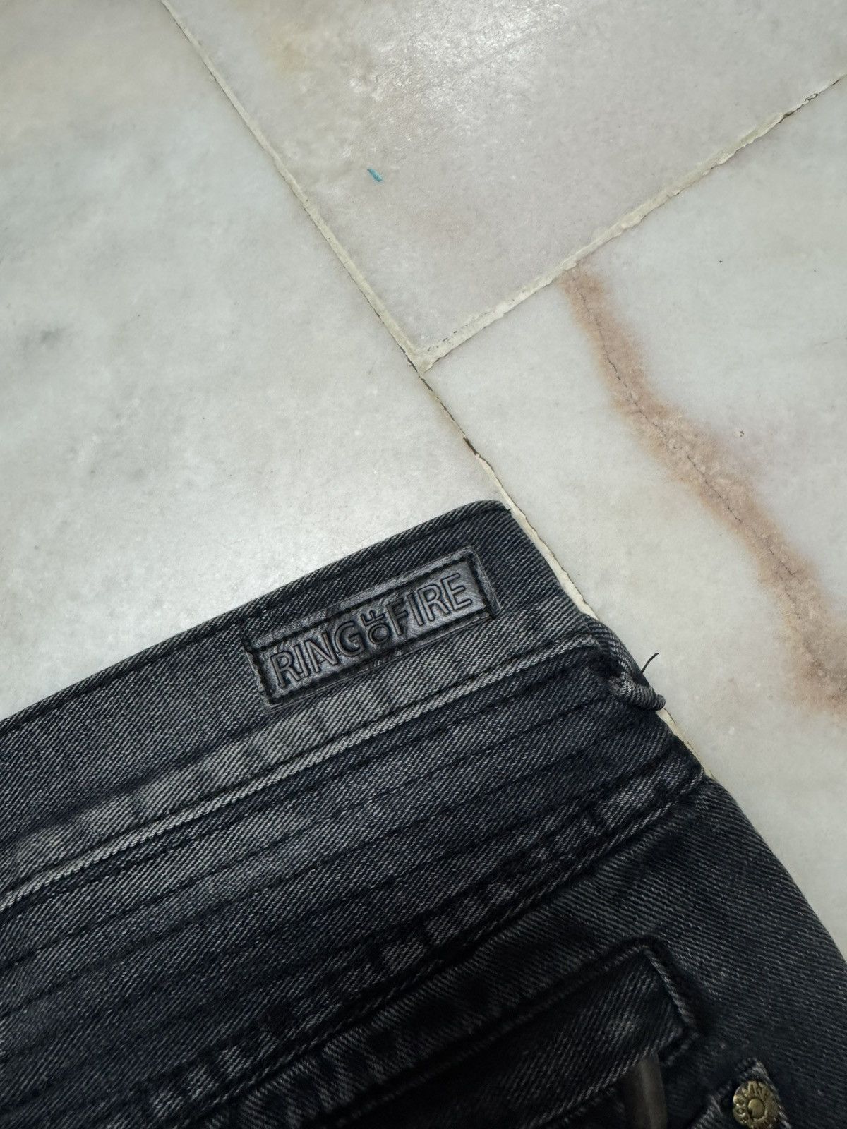 Japanese Brand 💥SLIM STRAIGHT BALMAIN INSPIRED BIKER DENIM JEAN BY JAPANESE Size US 31 - 14 Thumbnail