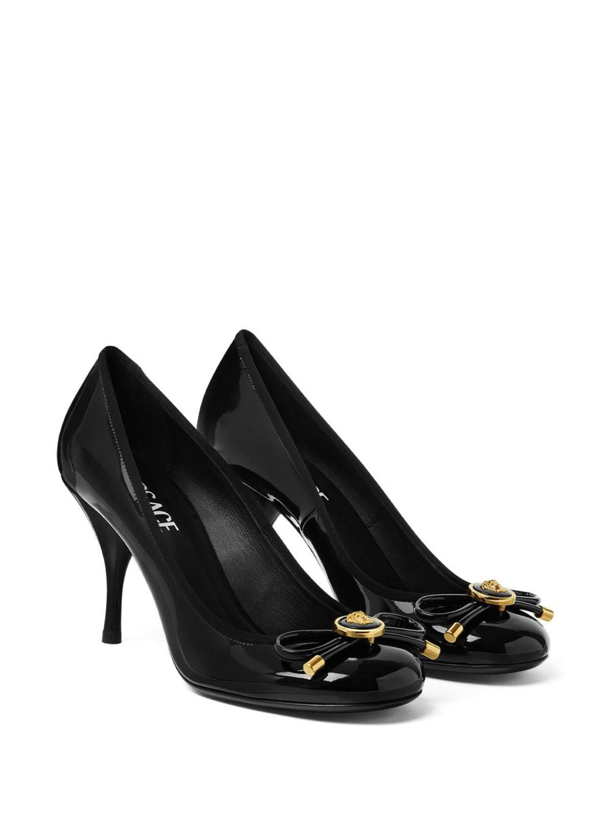Versace Versace Opera Bow Patent Pumps Size US 5 / IT 35 - 2 Thumbnail