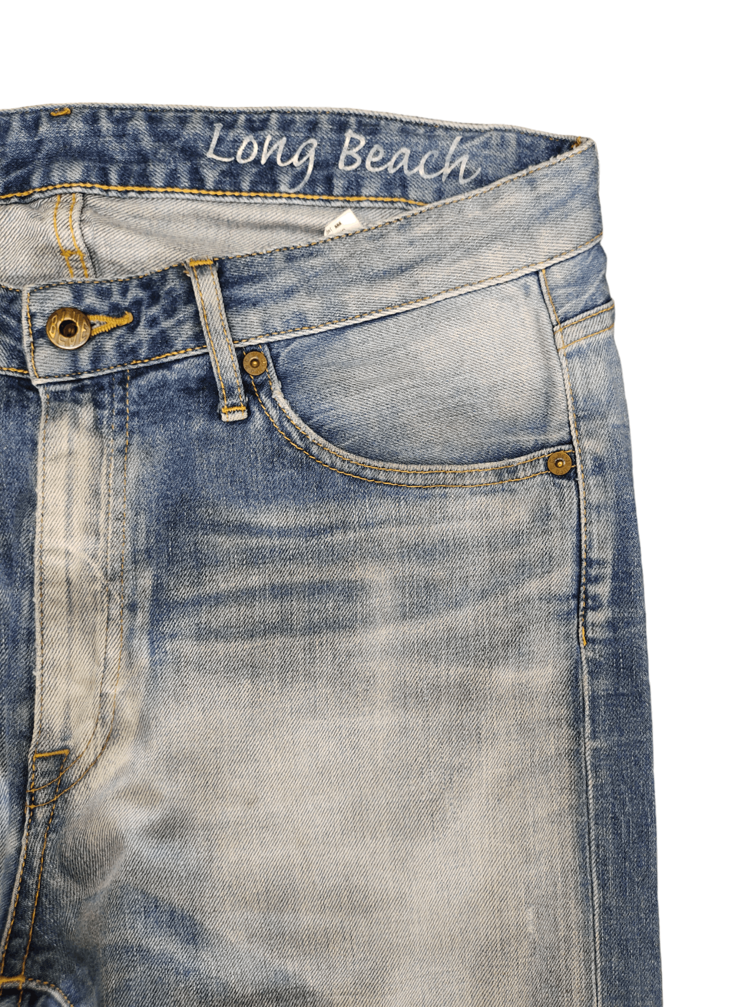 Japan Blue Japan Blue 'Long Beach' Denim Pants Straight Tight Size US 32 / EU 48 - 3 Thumbnail
