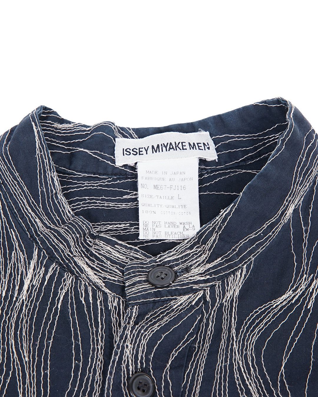 Issey Miyake Issey Miyake Mens Shirt Size US L / EU 52-54 / 3 - 3 Thumbnail