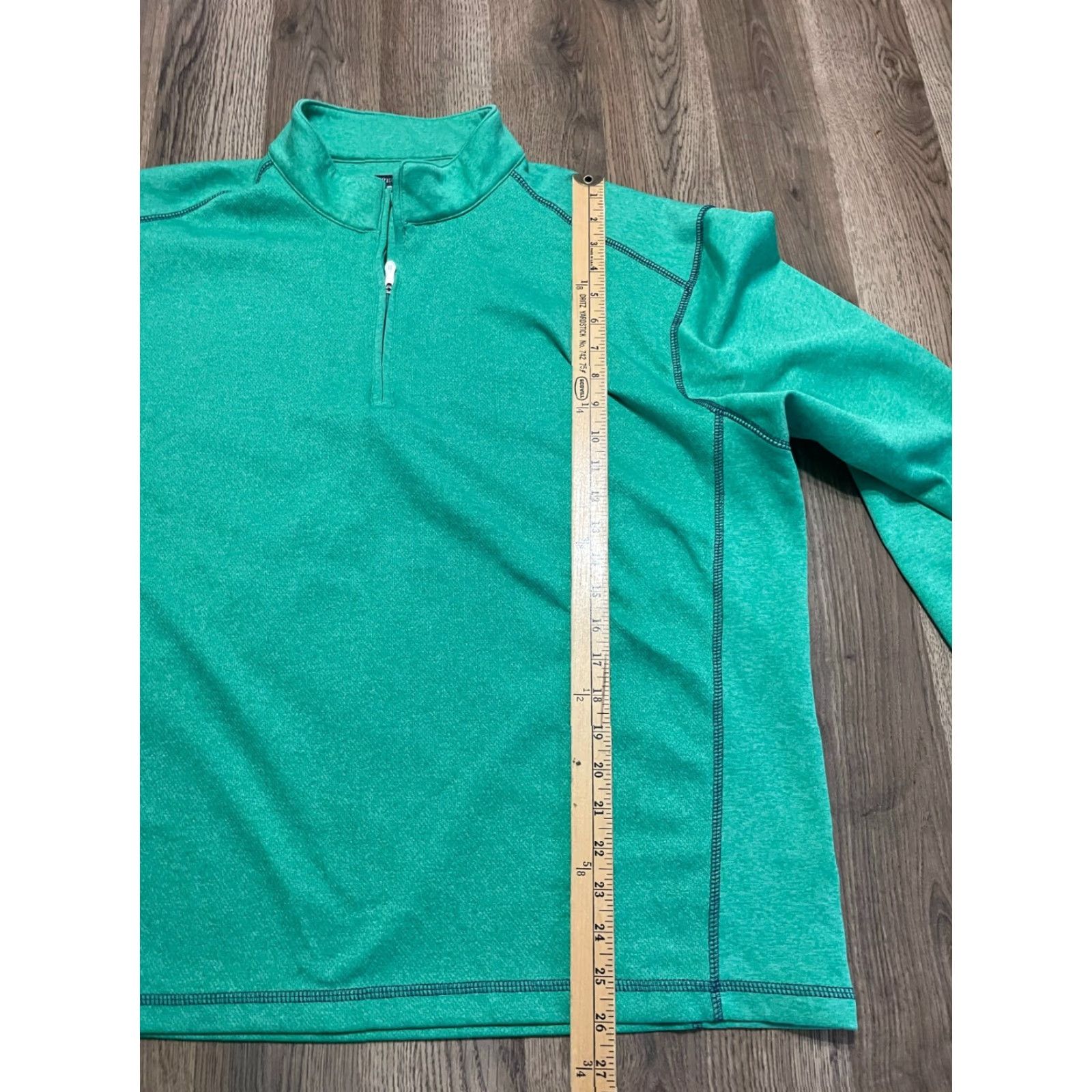 Vintage Pebble Beach Sweatshirt Women’s XL Green 1/4 Zip Pullover Long Sleeve Casual Modern Shirt Pullover Mens Womens Girls? Size XL / US 12-14 / IT 48-50 - 6 Thumbnail