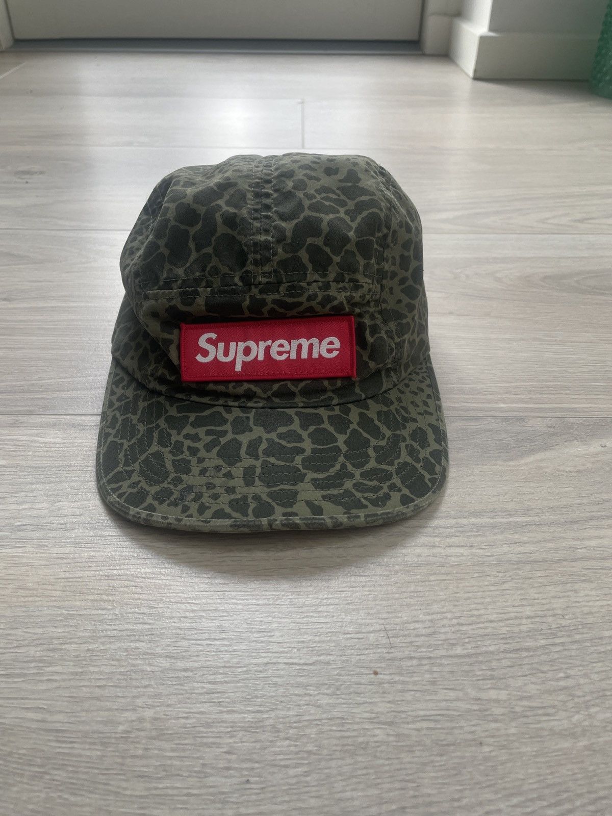 Supreme Supreme SS12 Giraffe Camo Camp Cap Vintage 2012 Size ONE SIZE - 1 Thumbnail