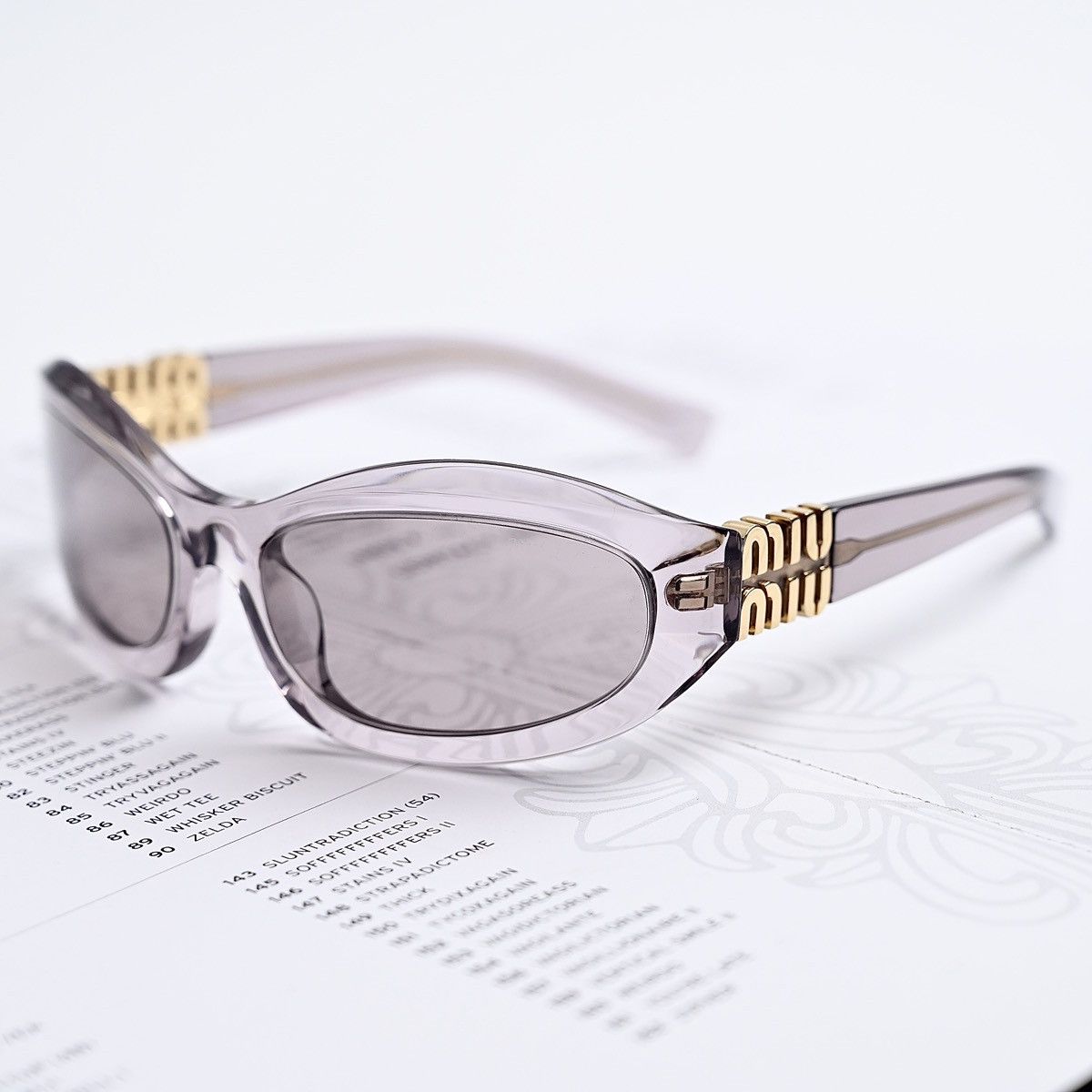 Miu Miu MIU MIU 0MU 14ZS SUNGLASSES Size ONE SIZE - 2 Thumbnail
