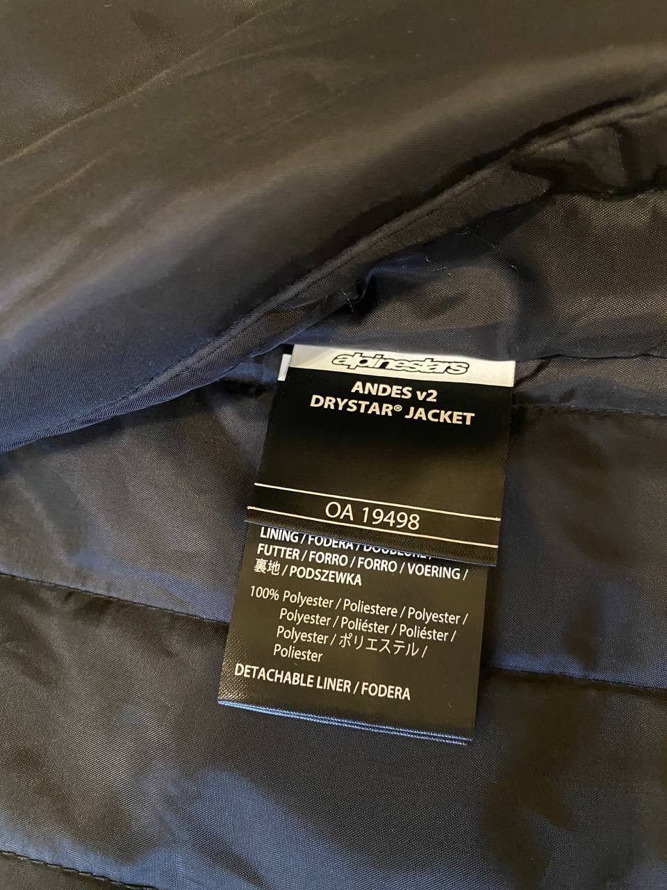 Alpinestars Alpinestars Light Lining Jacket Size US XL / EU 56 / 4 - 4 Thumbnail