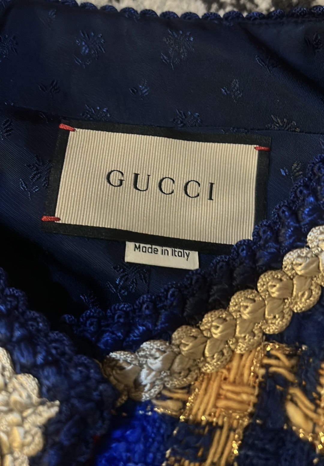 Gucci Gucci Lame Check Wool Tweed Jacket size IT 46 Size L / US 10 / IT 46 - 5 Thumbnail