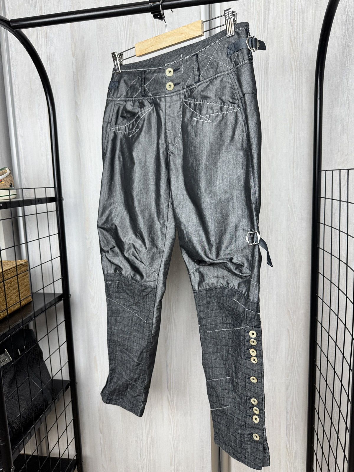 Marithe + Francois Girbaud Le Jean de Marithe Francois Girbaud avant garde opium pants Size 28" / US 6 / IT 42 - 4 Thumbnail