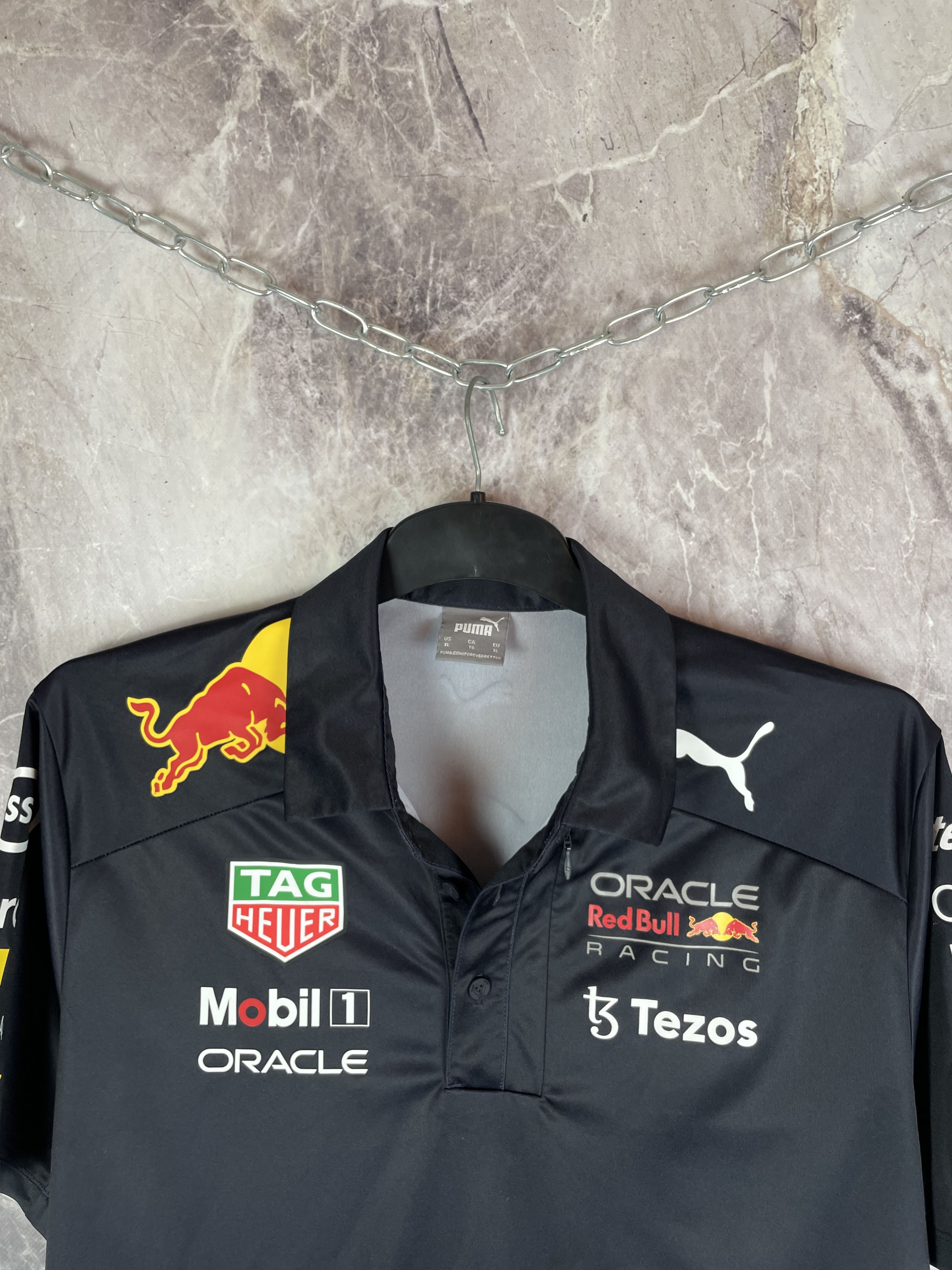Red Bull Puma Bed Bull Vintage T-Shirt Size US XL / EU 56 / 4 - 2 Thumbnail