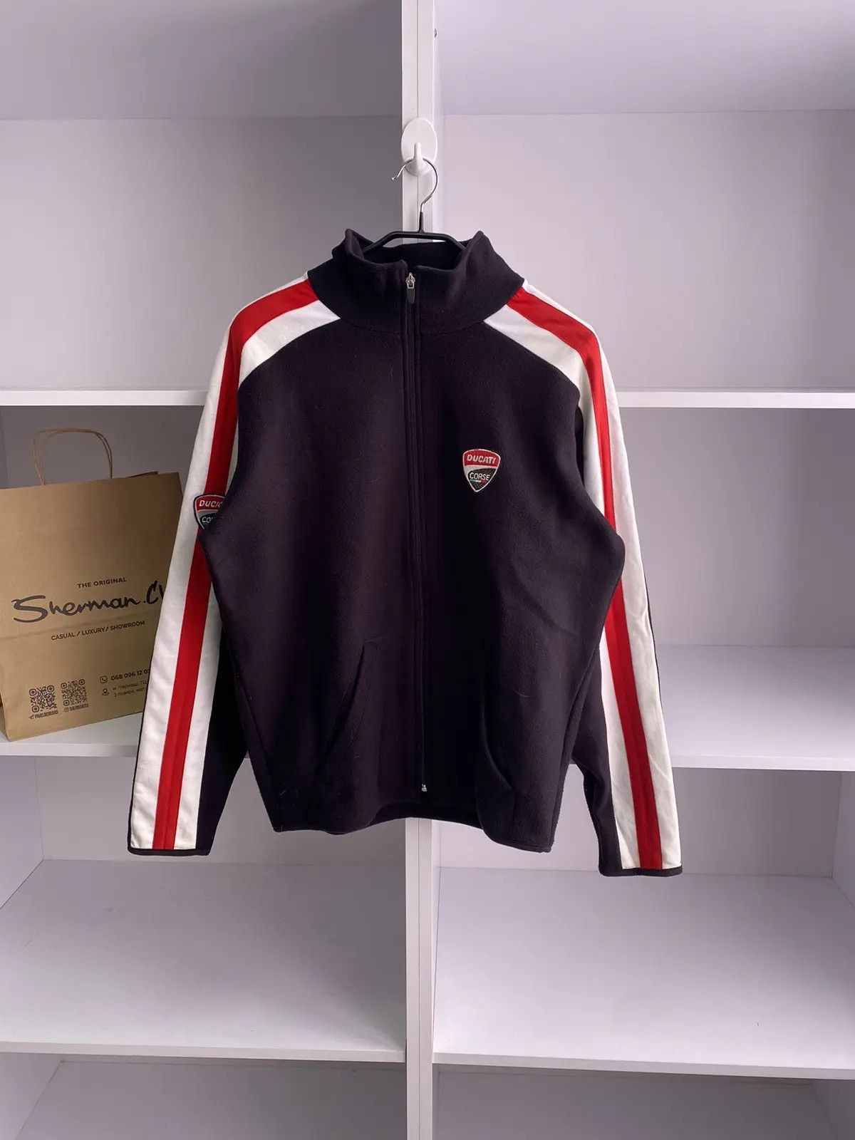 Ducati × Vintage Vintage Ducati Racing Fleece Jacket Size US M / EU 48-50 / 2 - 2 Thumbnail