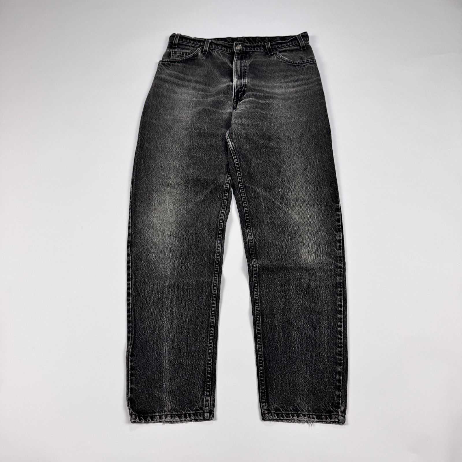Levi's Vtg Levi's 550 Orange Tab USA Faded Black Jeans 36 Size US 36 / EU 52 - 3 Thumbnail