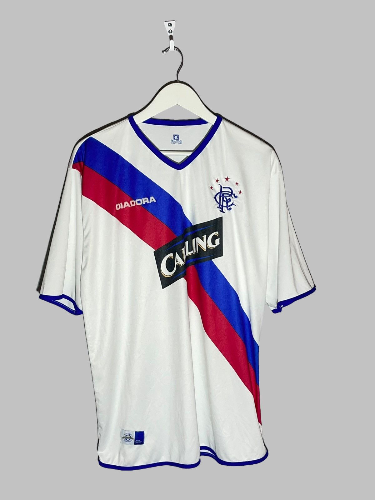 Diadora × Vintage Rangers Didadora 2004/05 Away Vintage Football Shirt Size US L / EU 52-54 / 3 - 1 Thumbnail
