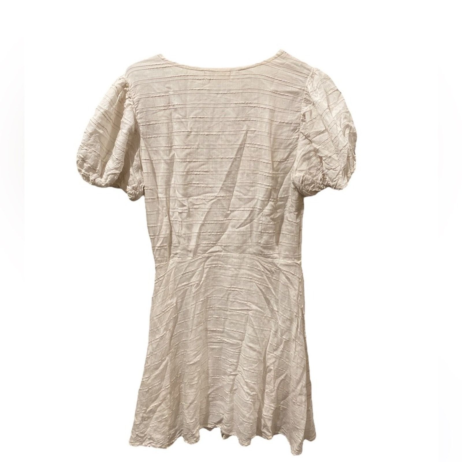 Other L*SPACE SABRINA PUFF SLEEVE COVER-UP MINIDRESS CREAM M Size M / US 6-8 / IT 42-44 - 4 Thumbnail