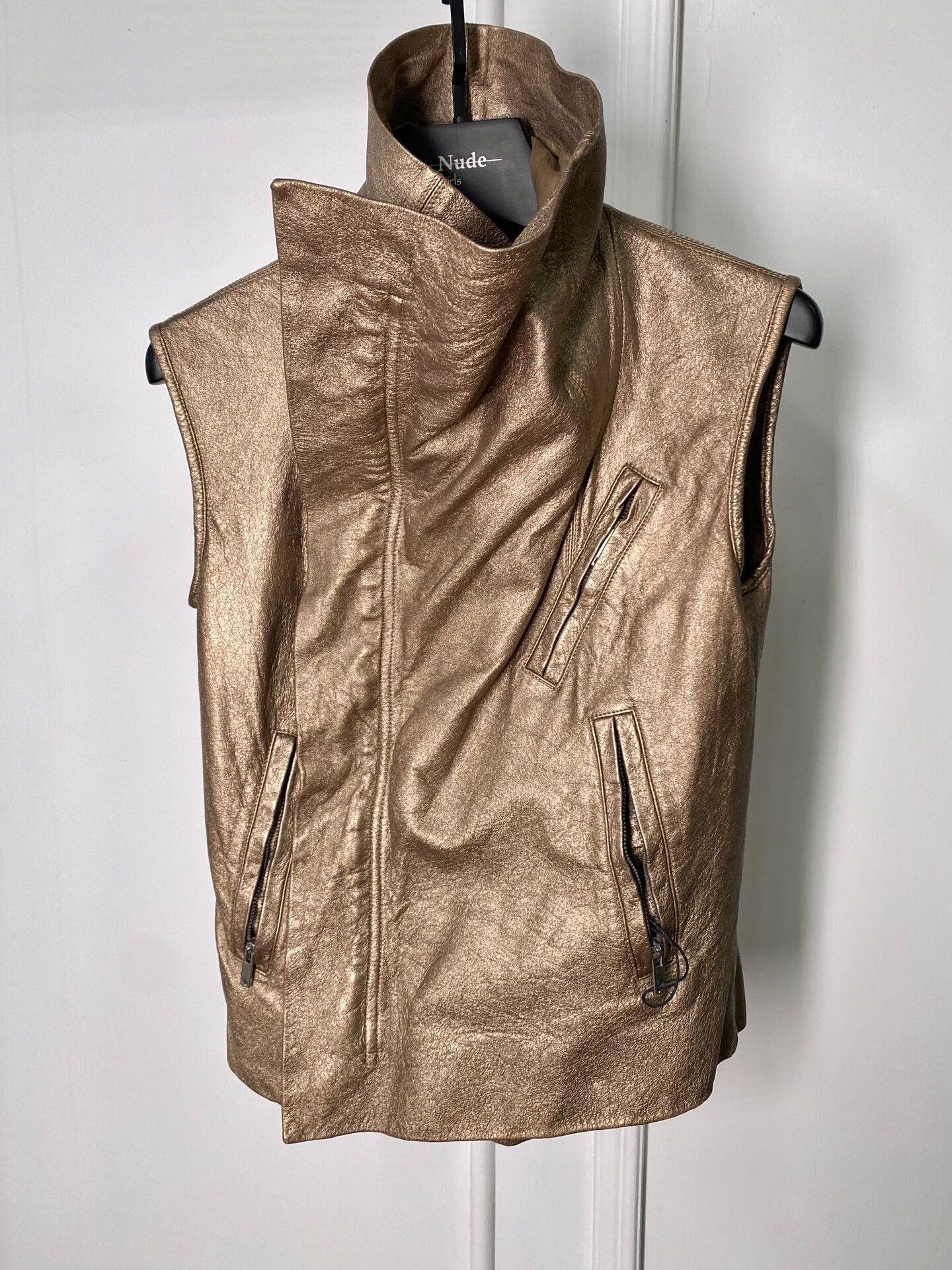 Rick Owens Rick Owens Leather Sleeveless Vest Size US M / EU 48-50 / 2 - 1 Thumbnail