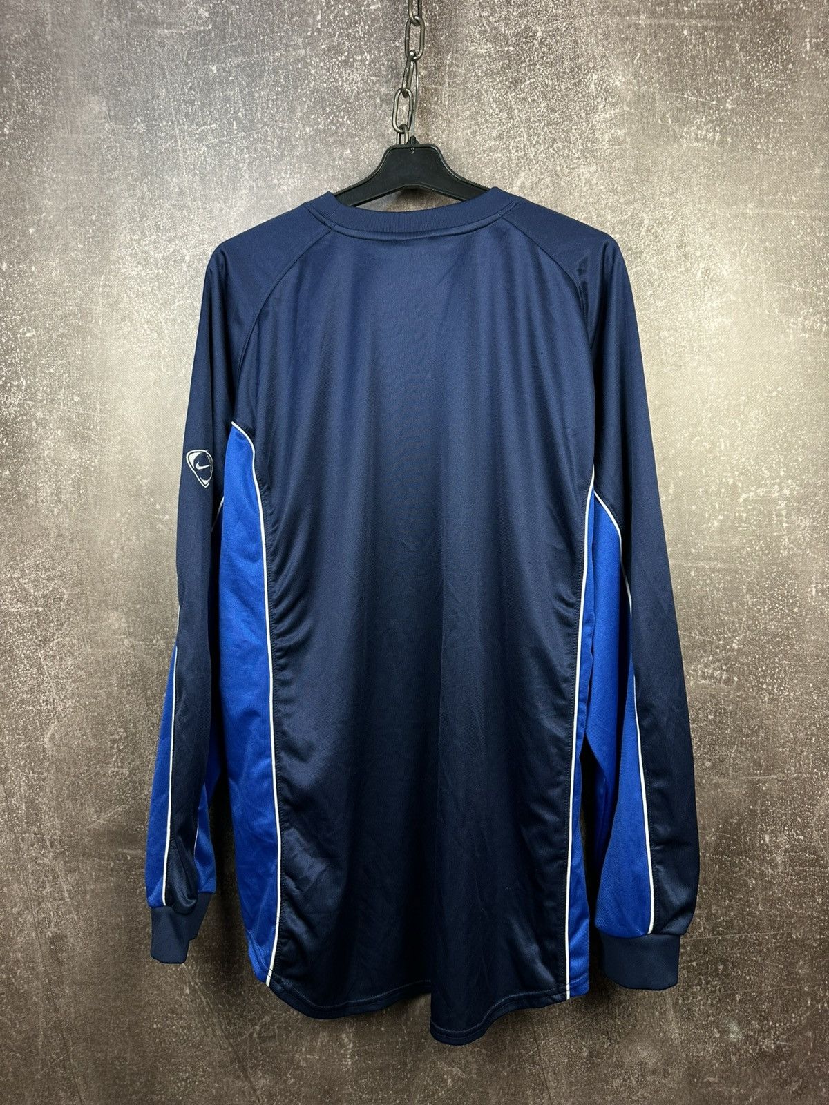 Nike Vintage Nike Longsleeve Jersey Shirt Soccer Swoosh 90s Size US XXL / EU 58 / 5 - 3 Thumbnail