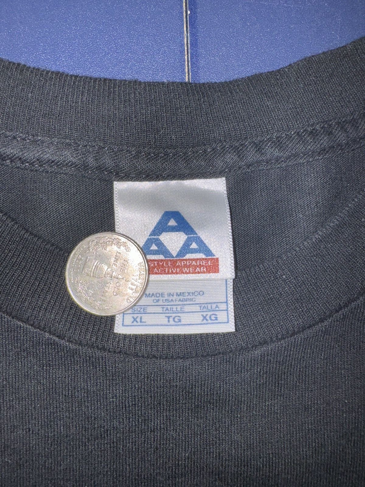AAA × Vintage 2006 Good Sports Inc Biker and Flames Double Sided Shirt Size US XL / EU 56 / 4 - 5 Thumbnail