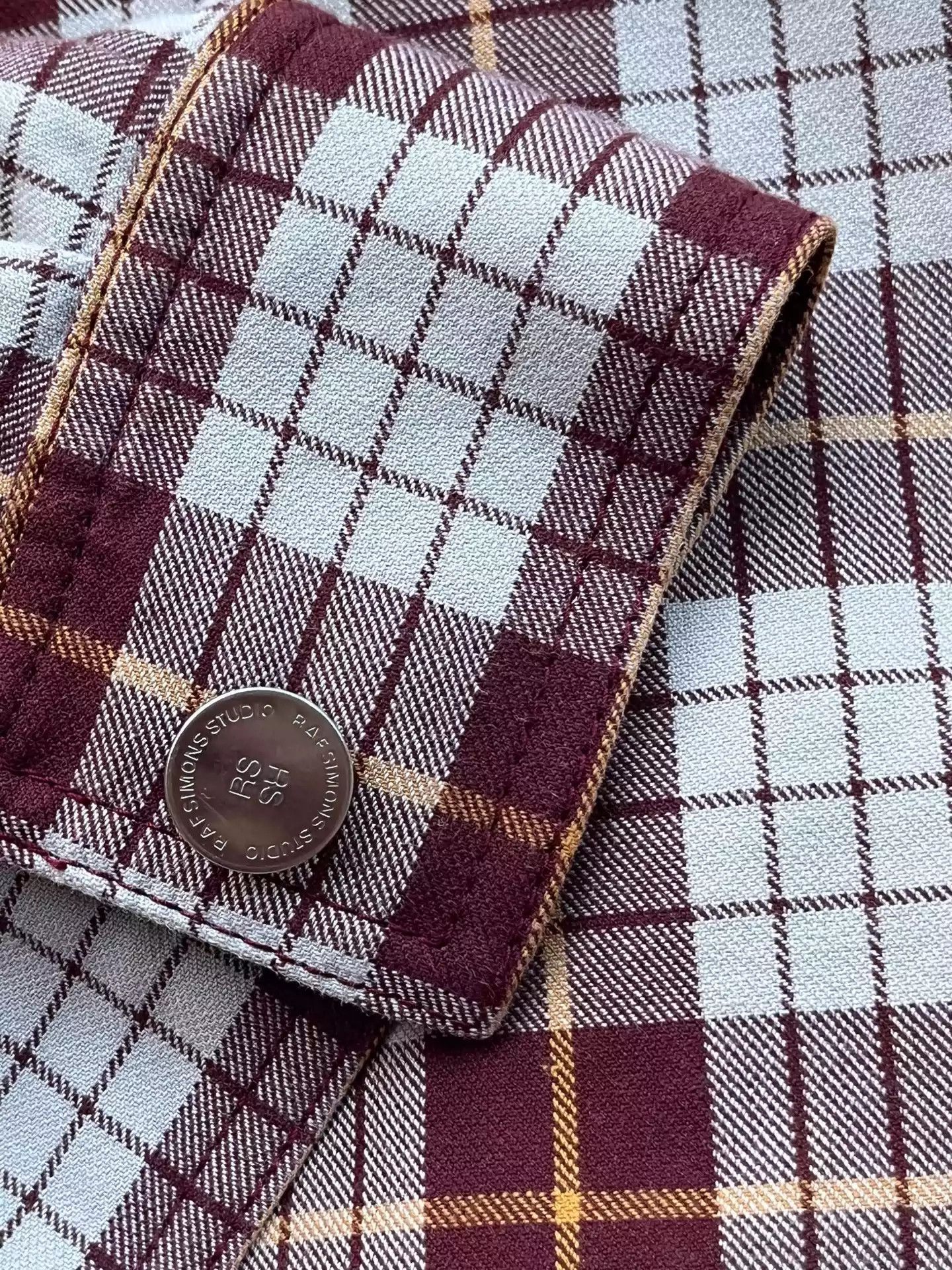 Raf Simons Raf Simons 18ss leather plaid shirt jacket-2505 Size US M / EU 48-50 / 2 - 5 Thumbnail