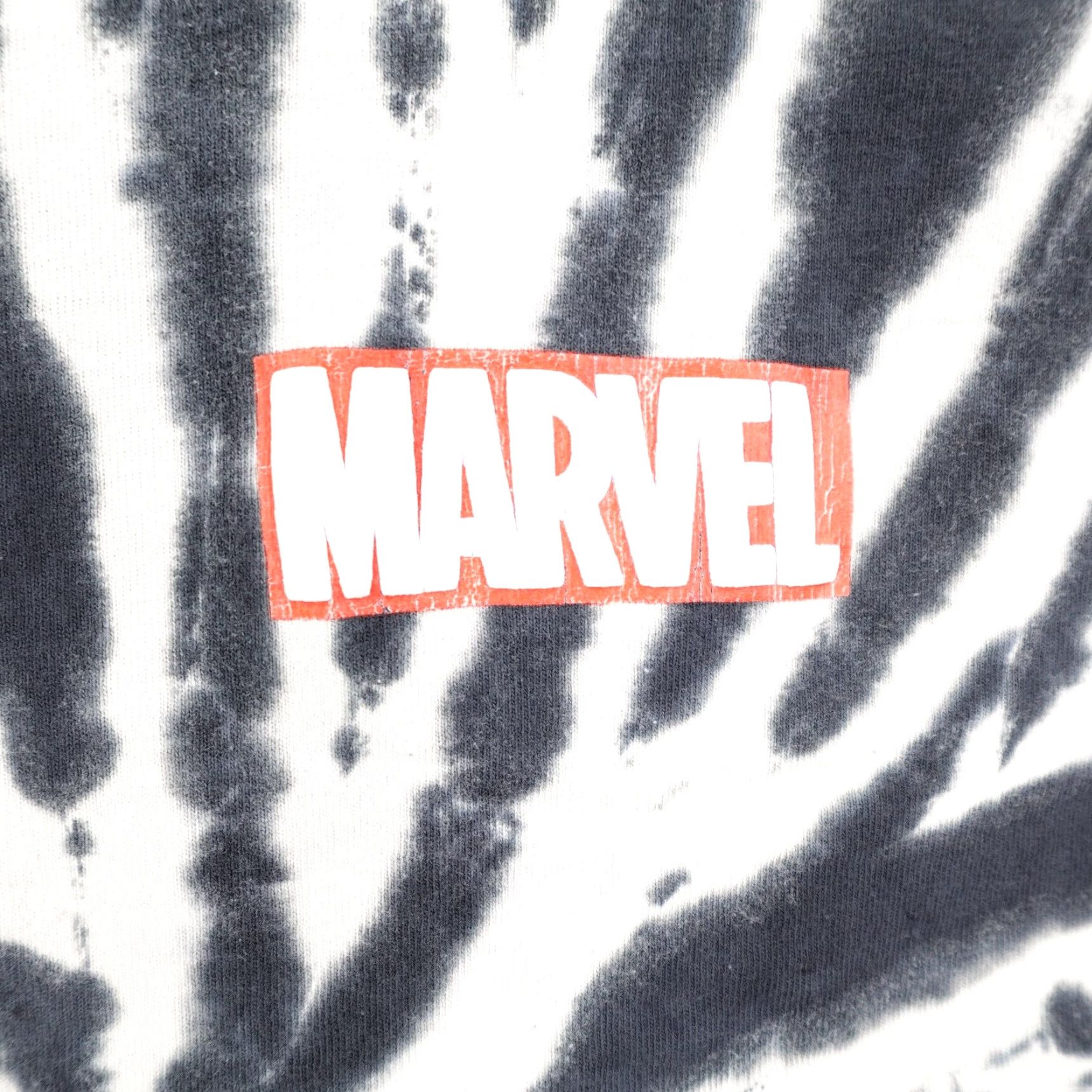Disney Marvel Avengers Shirt Mens Medium Black White Tie Dye Disney Spirit Jersey Tee Size US M / EU 48-50 / 2 - 3 Thumbnail