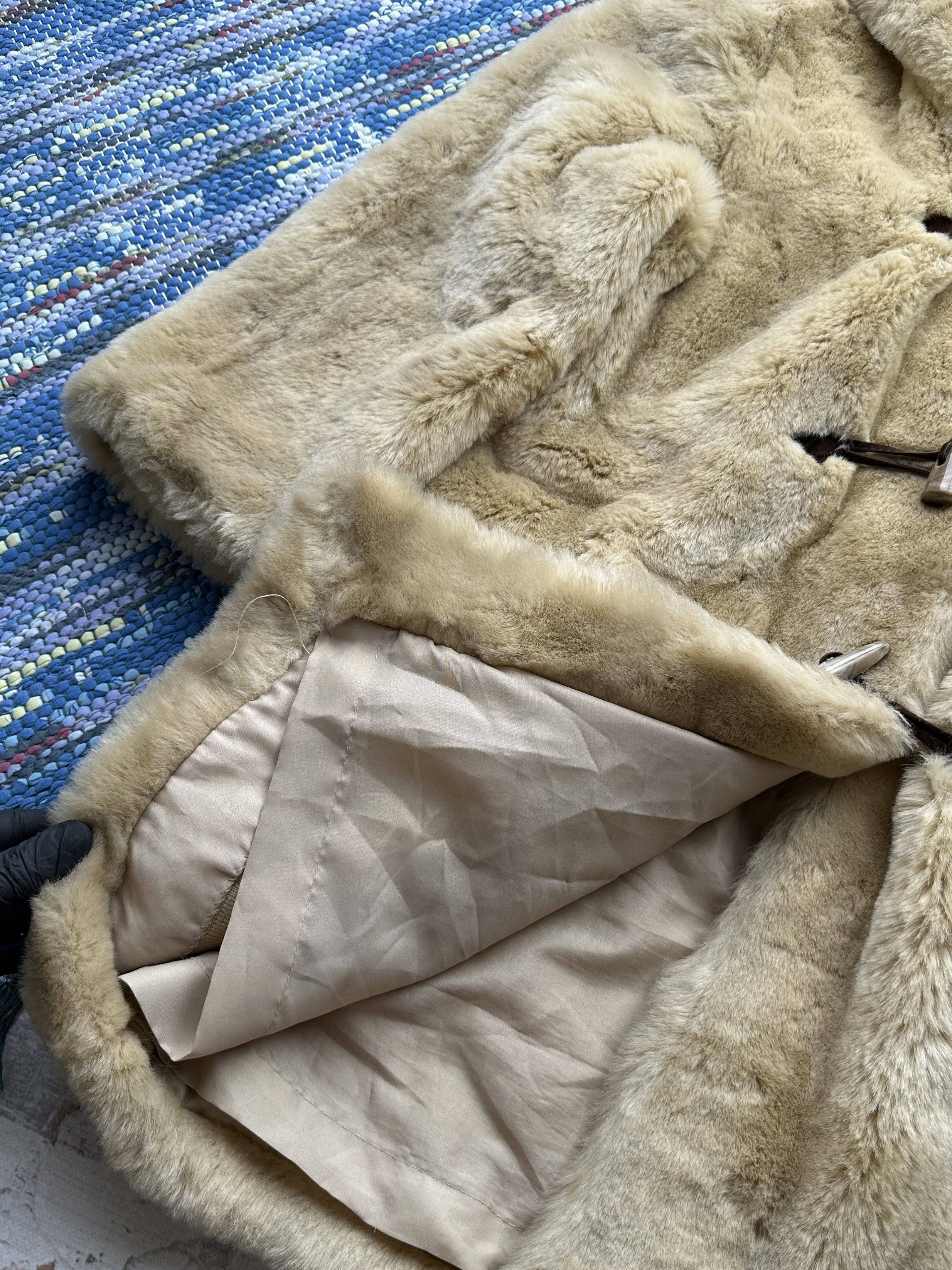 Japanese Brand Vintage Faux Fur Coat A130(52) Size L / US 10 / IT 46 - 6 Thumbnail