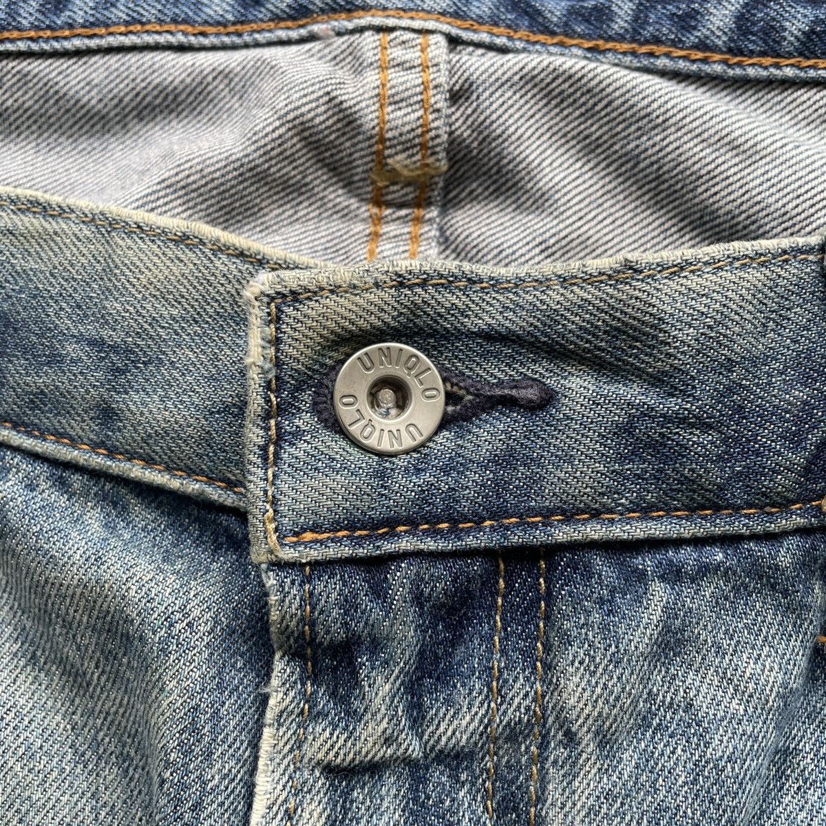 Japanese Brand Vintage Japanese Faded Jeans Denim Pants Distressed W35 Size US 35 - 6 Thumbnail