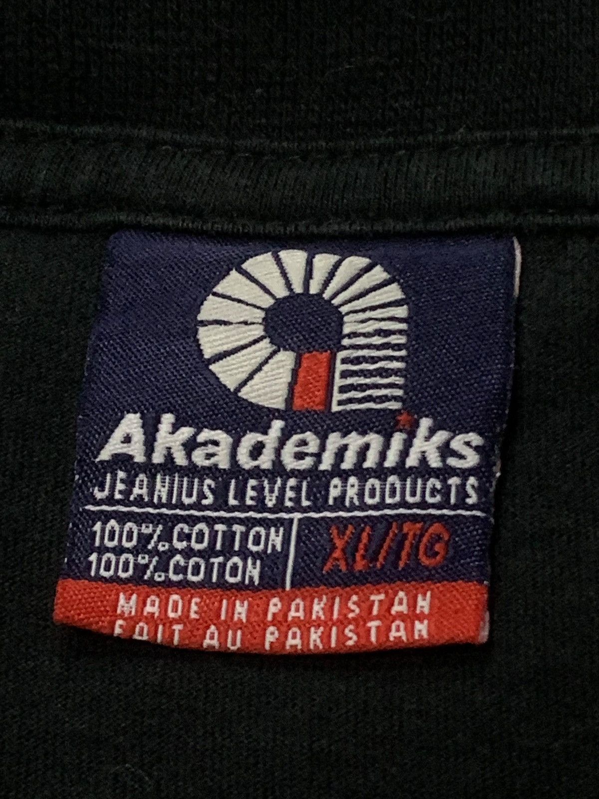 Akademiks × Vintage × Wu-Tang Clan Vintage Akademiks Side Print Long Sleeve Tshirt Size US XL / EU 56 / 4 - 7 Thumbnail