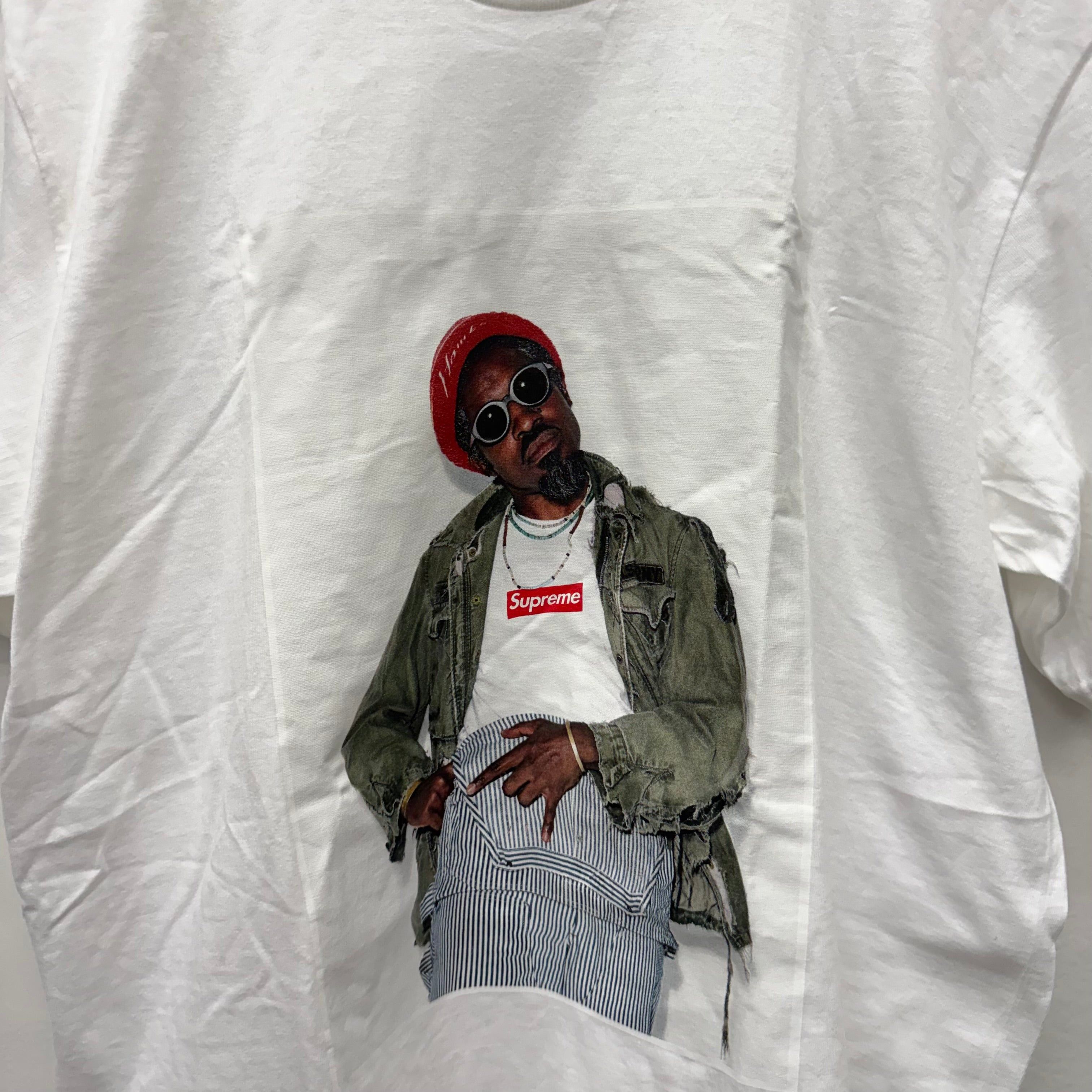 Supreme Supreme Andre 3000 T-Shirt White Photo Tee - Size L Size US L / EU 52-54 / 3 - 2 Thumbnail
