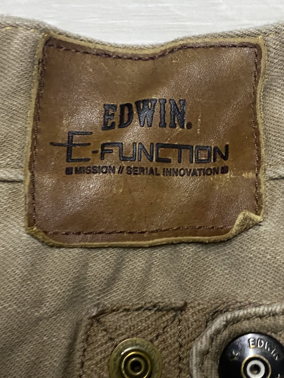 Edwin Vintage Edwin E Function Khakis Curve Leg Jeans Size US 35 - 15 Thumbnail