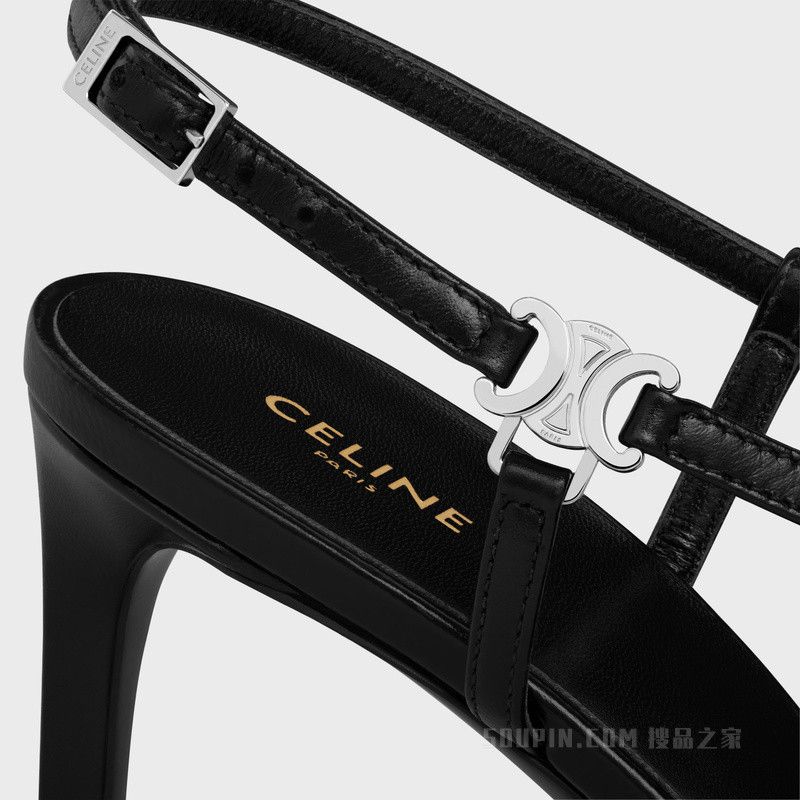 Celine o1bcso1str0625 358923958C Sandals in Black Size US 8 / IT 38 - 3 Thumbnail