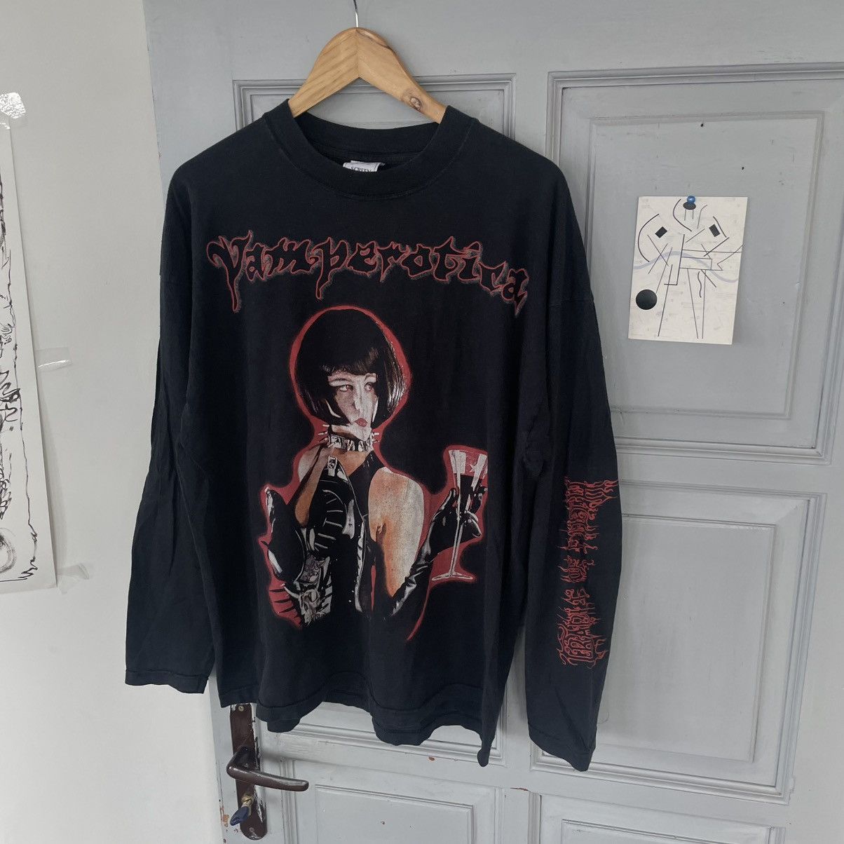 Band Tees Vintage 1999 Cradle Of Filth Vamperotica Longsleeve shirt Size US XL / EU 56 / 4 - 3 Thumbnail