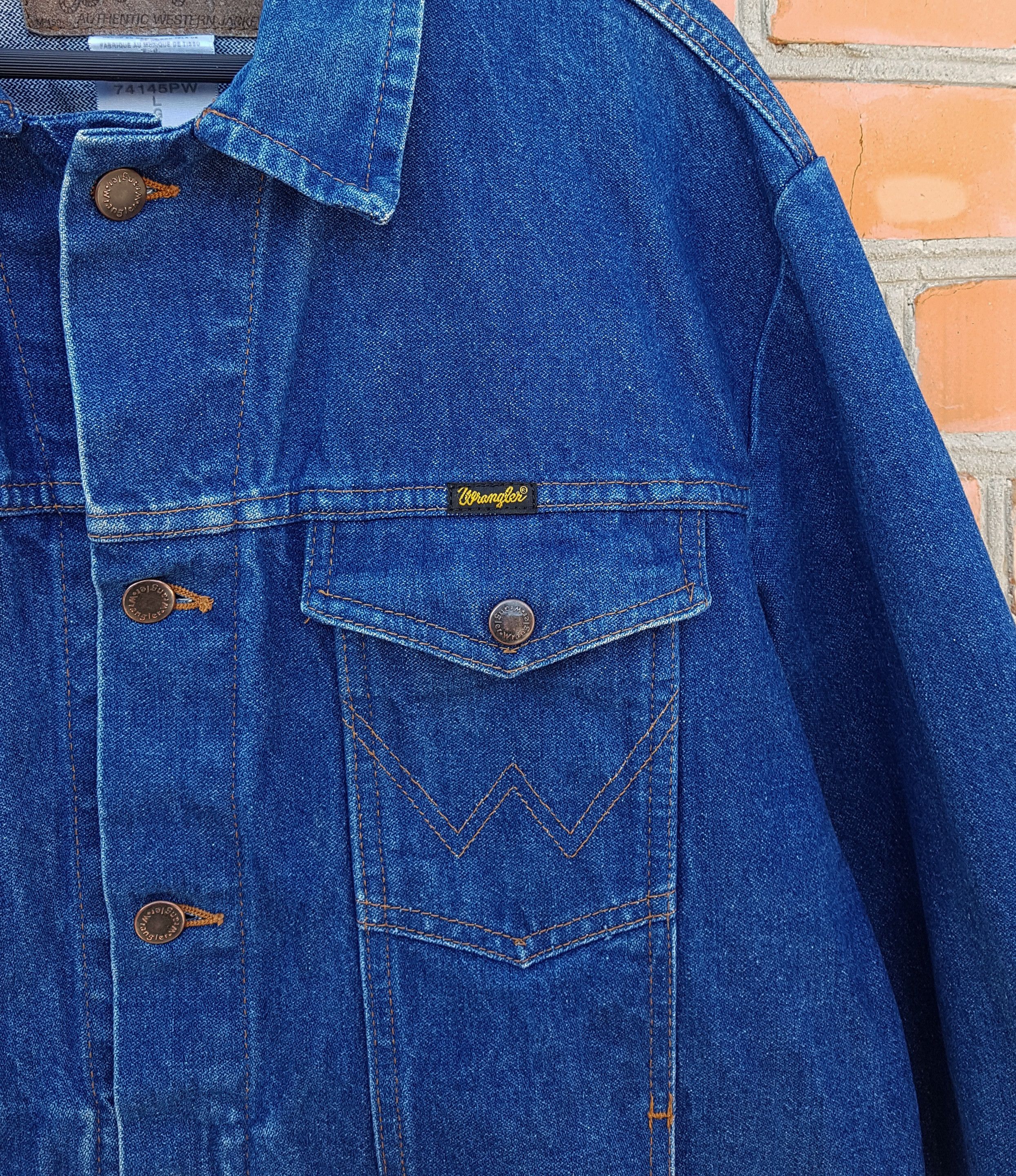Wrangler Metallica WorldWired Vintage Wrangler Denim Jean Jacket sz L Size US L / EU 52-54 / 3 - 5 Thumbnail