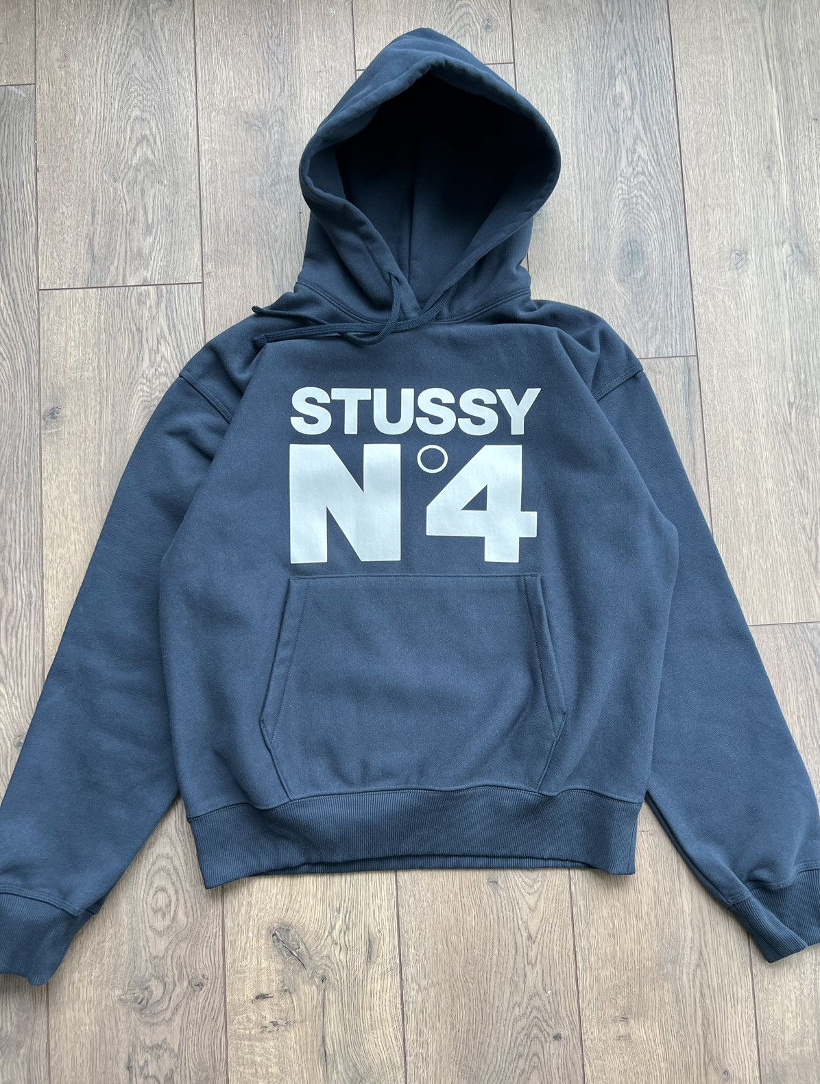 Stussy Stussy No.4 Hoodie Navy Large Size US L / EU 52-54 / 3 - 2 Thumbnail