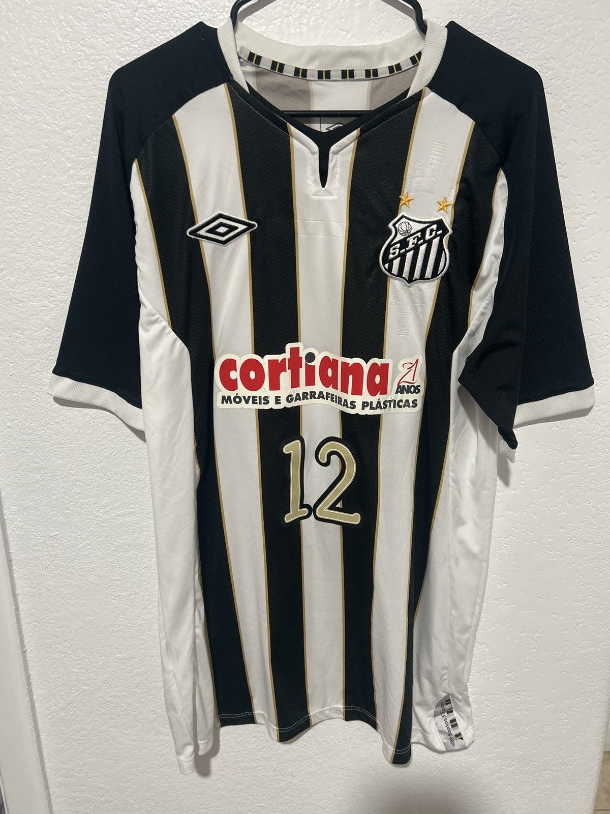 Umbro Brazil Santos FC (Falcão #12) Jersey Size US XL / EU 56 / 4 - 4 Thumbnail