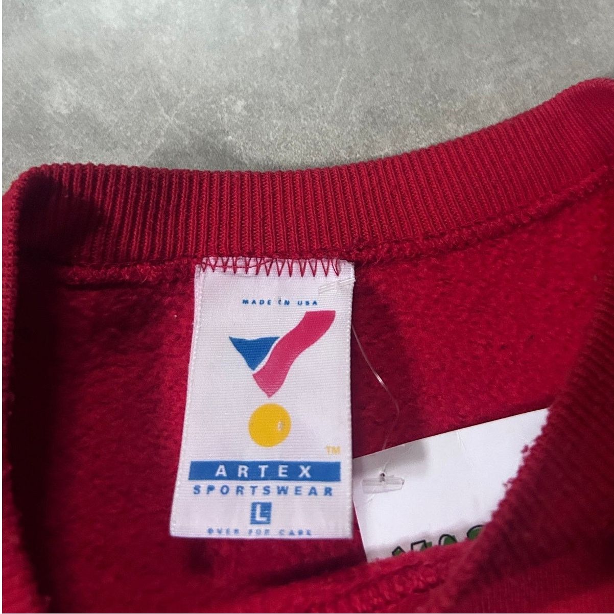 Other 90's Vintage Kansas City Chiefs Big Print Red Crewneck -L Size US L / EU 52-54 / 3 - 3 Thumbnail